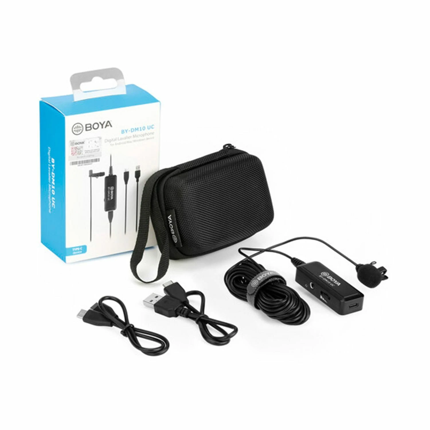 BOYA BY-DM10UC Digital Lavalier Microphone with Monitoring & Android & Type-C and USB Type-A Cables / Микрофон / - зураг 3