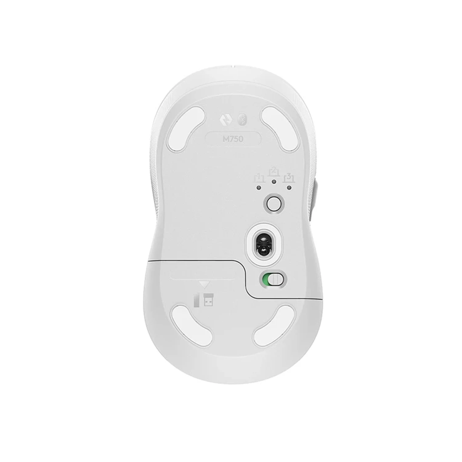Logitech Signature M750 Wireless Mouse, White - зураг 3