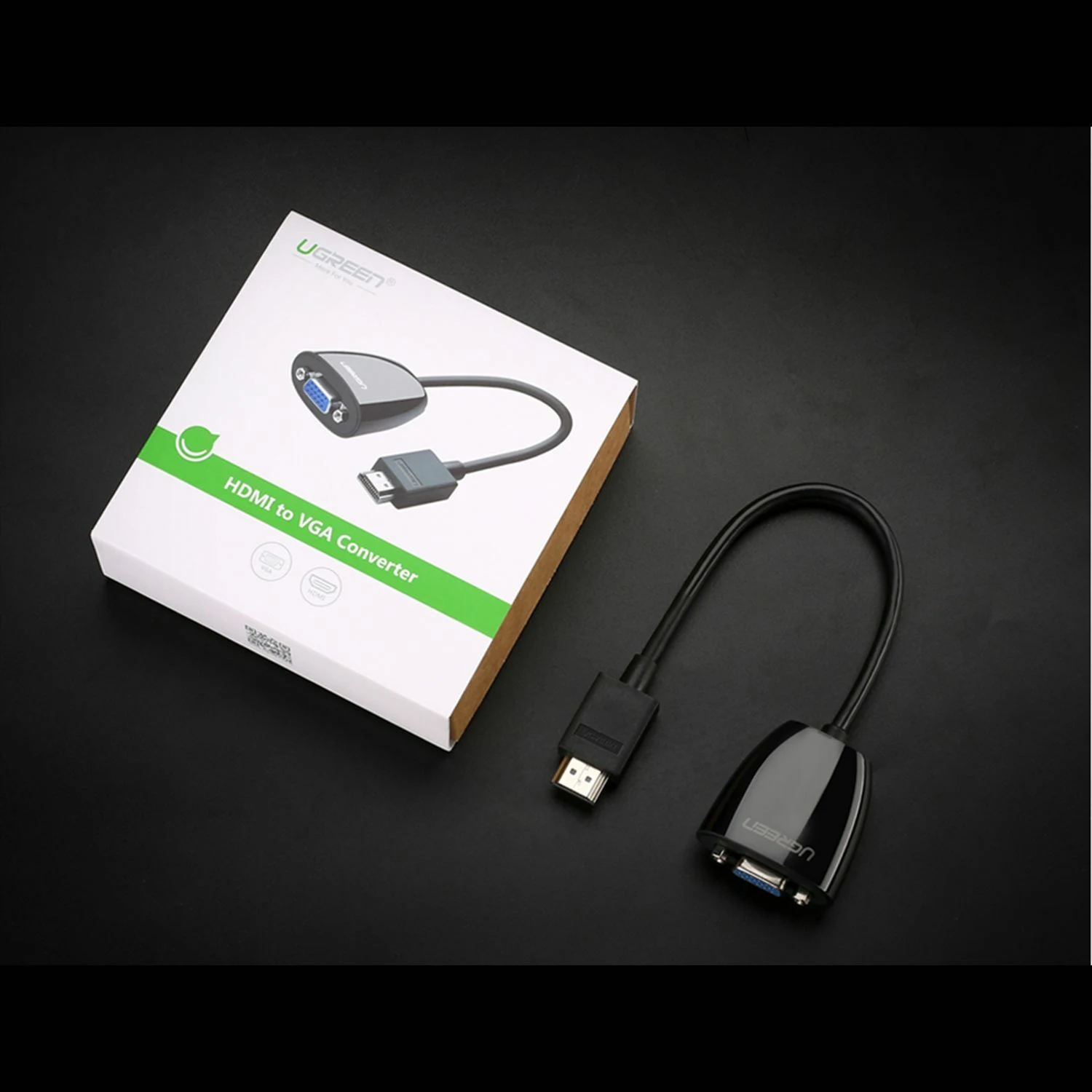 UGREEN HDMI Male to VGA Female Converter (40253) - зураг 6
