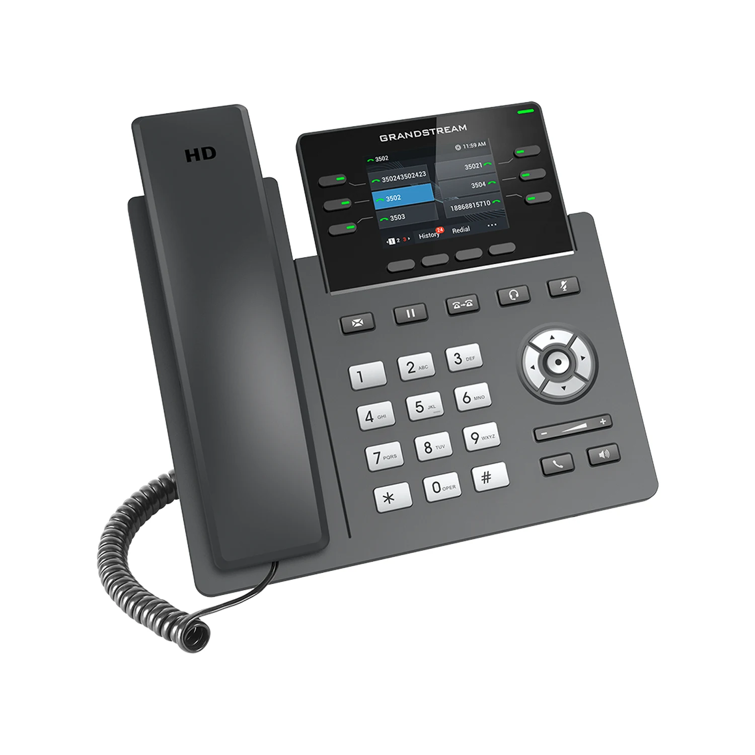 Grandstream GRP2613 6-Line Professional Carrier-Grade IP Phone / Дотуур Суурин утас / - зураг 3