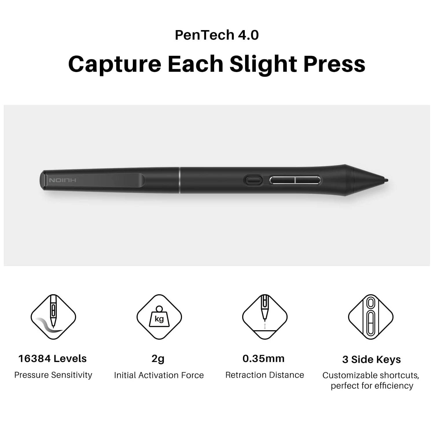 Huion Kamvas 16 (Gen3) GS1563 Graphic Pen Display, Black / Зурдаг Таблет / - зураг 7