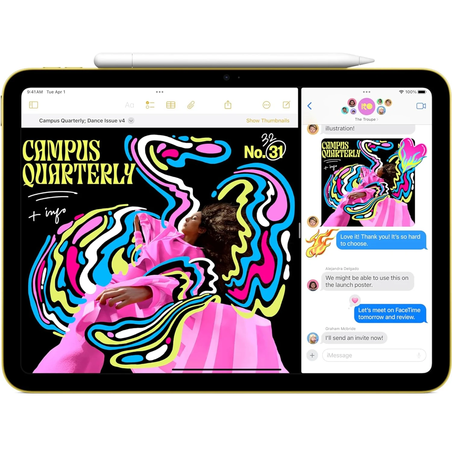 Apple iPad (11th Gen) 11-inch A16-chip Wi-Fi + Cellular 512GB Silver / MD7P4 / / Таблет / - зураг 2
