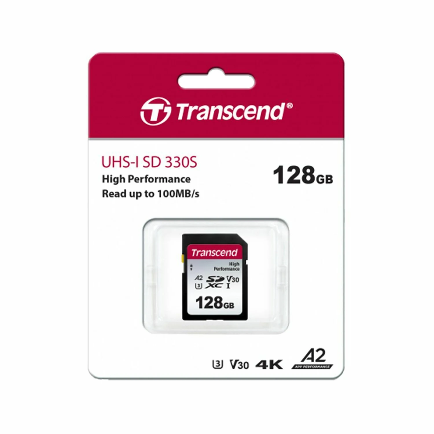 Transcend 128GB 330S UHS-I SDXC 100MB/s SD Memory Card /TS128GSDC330S/ - зураг 2