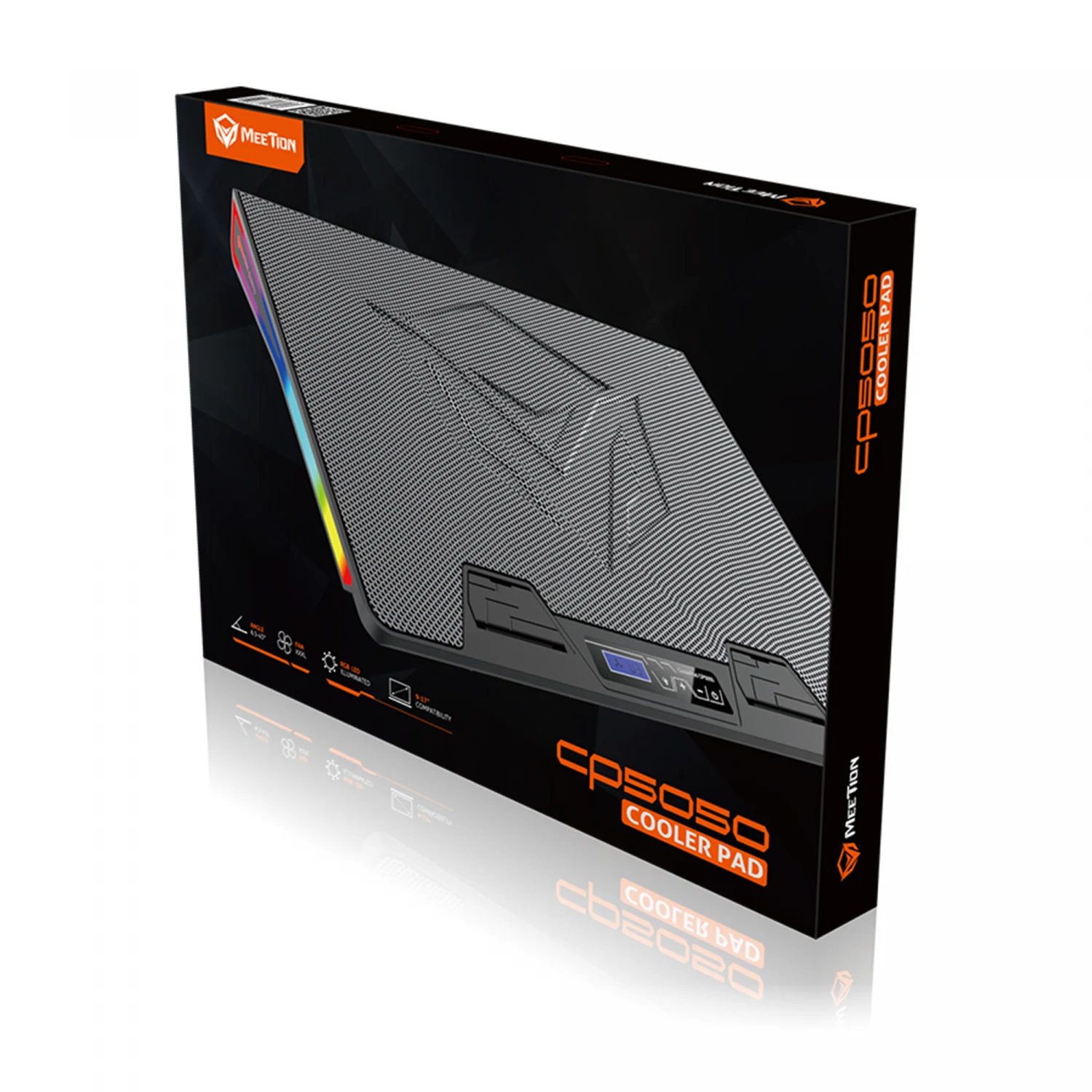Meetion CP5050 Gaming Laptop Cooler Stand up to 19-inch - зураг 5