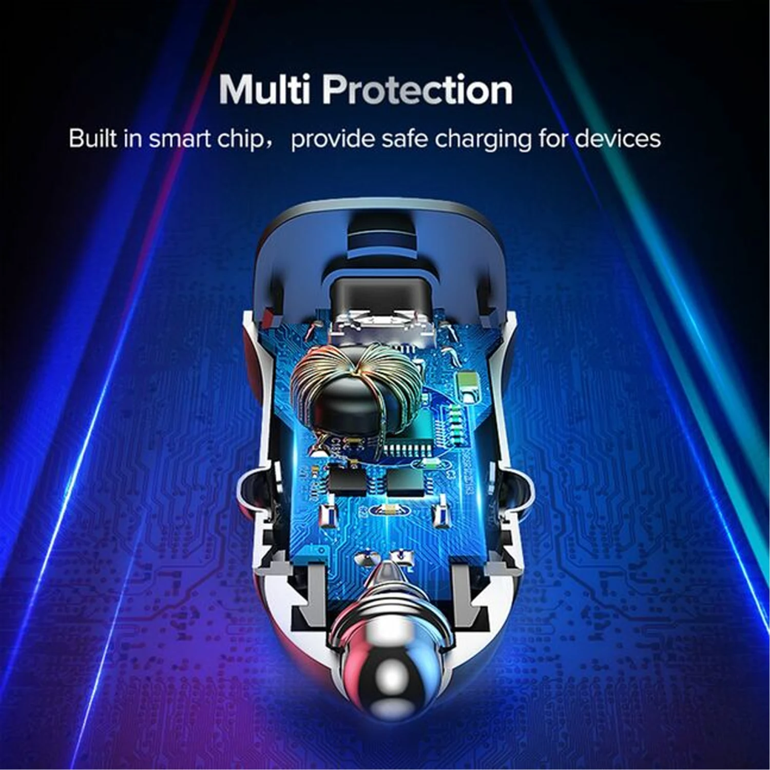 UGREEN Aluminum 18W PD Fast Car Charger (30780) / Цэнэглэгч , Адаптер / - зураг 5