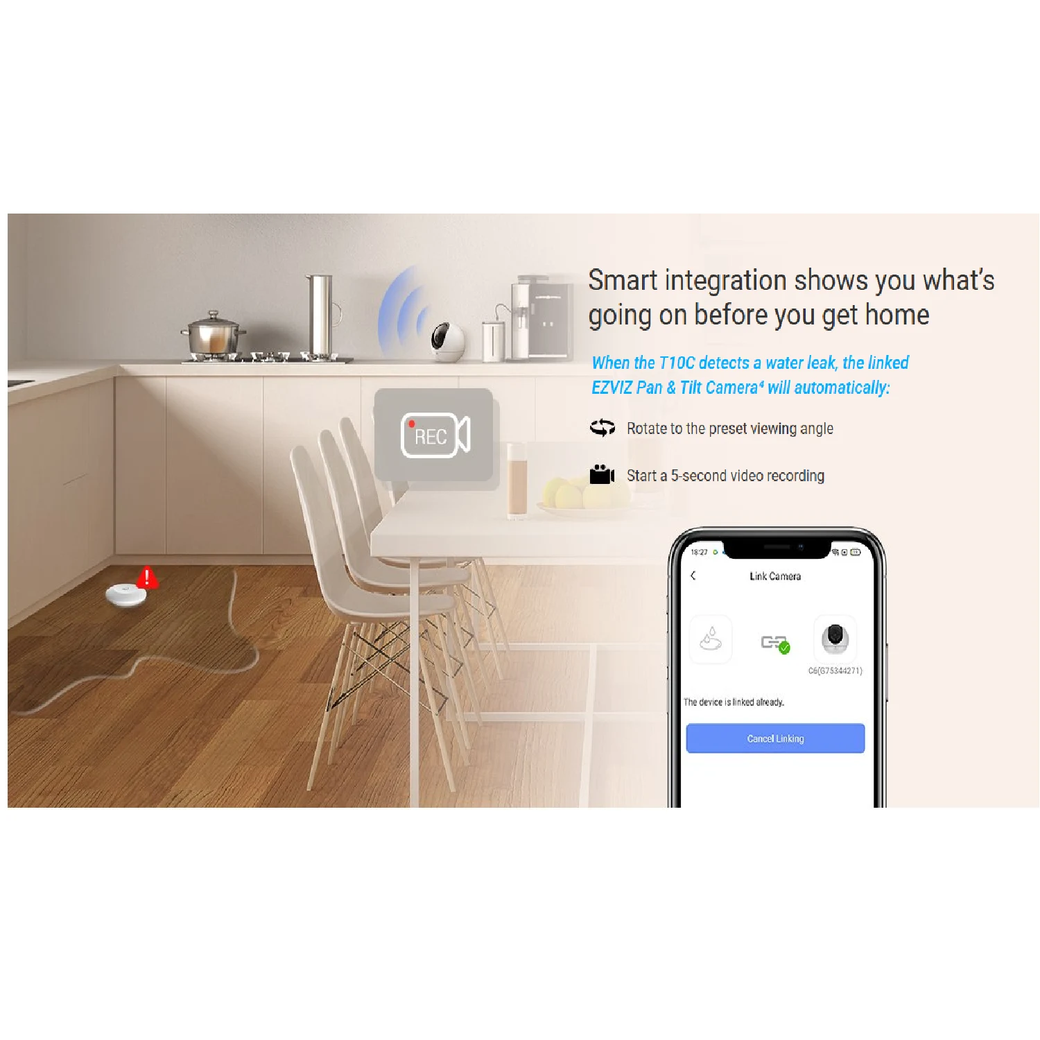 Ezviz CS-T10C Water Leak Sensor - зураг 4