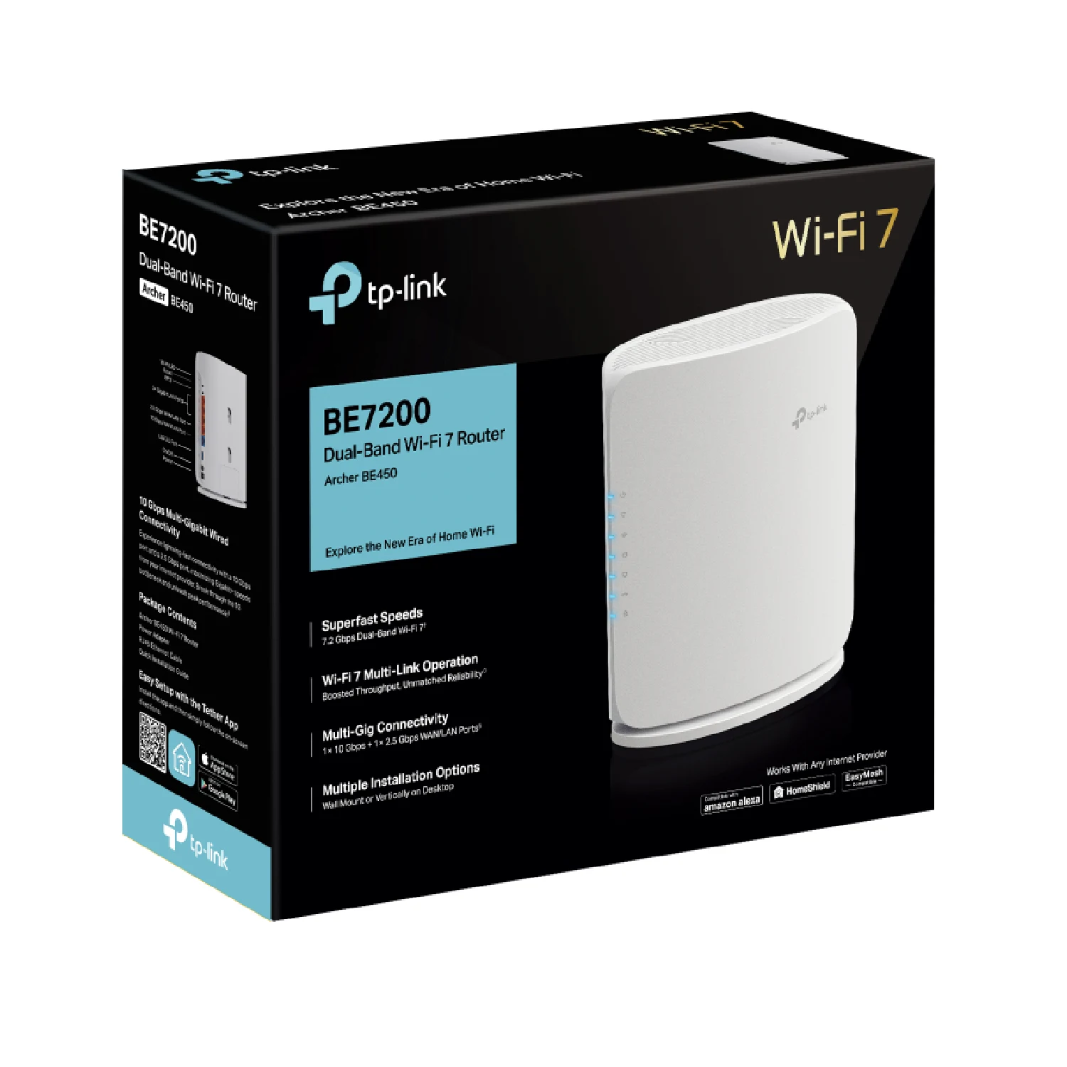 TP-Link Archer BE450 BE7200 Dual-Band Wi-Fi 7 Router / Свич салаалагч , Сүлжээний Төхөөрөмж / - зураг 6