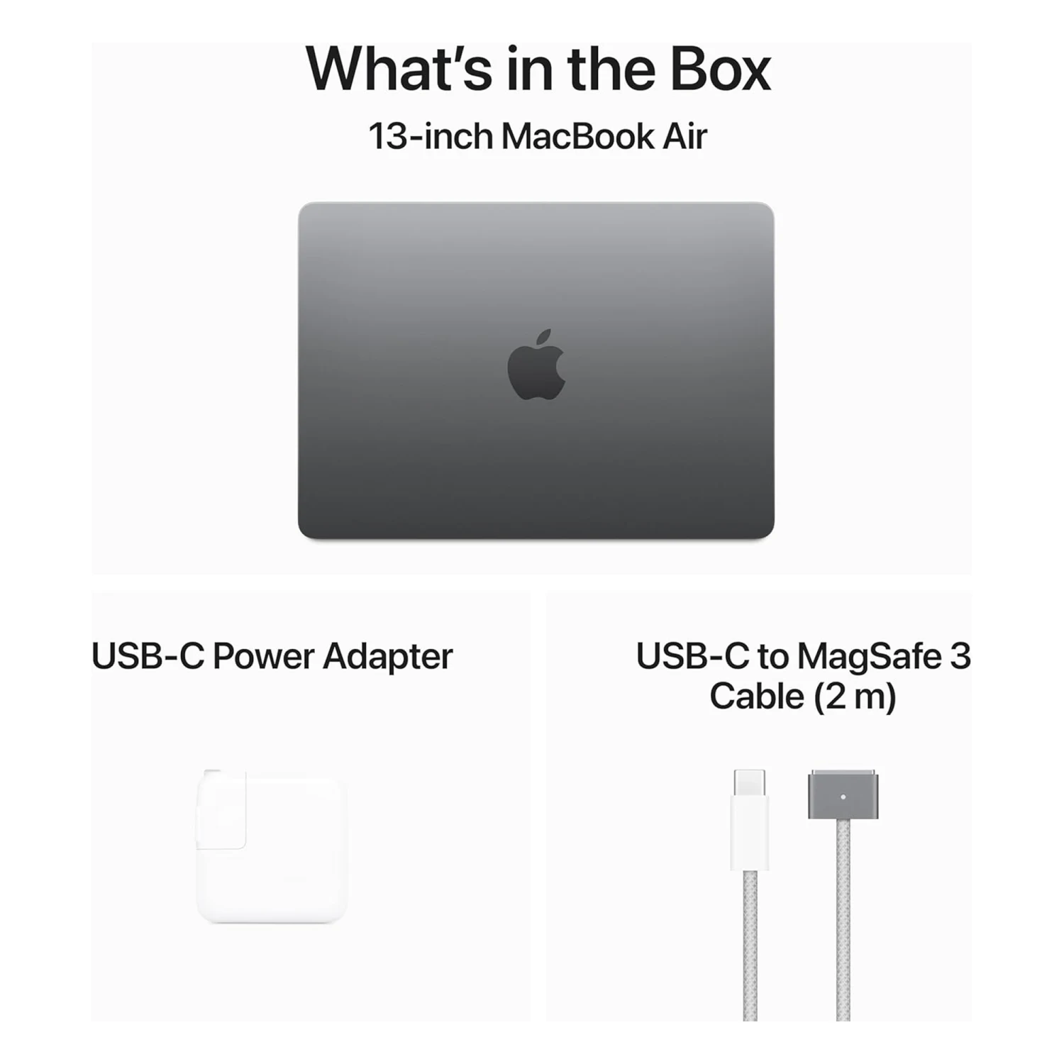 Apple MacBook Air 13.6" M3 Chip 8‑core CPU 8‑core GPU, 8GB RAM, 512GB SSD Space Gray /MRXP3/ - зураг 6