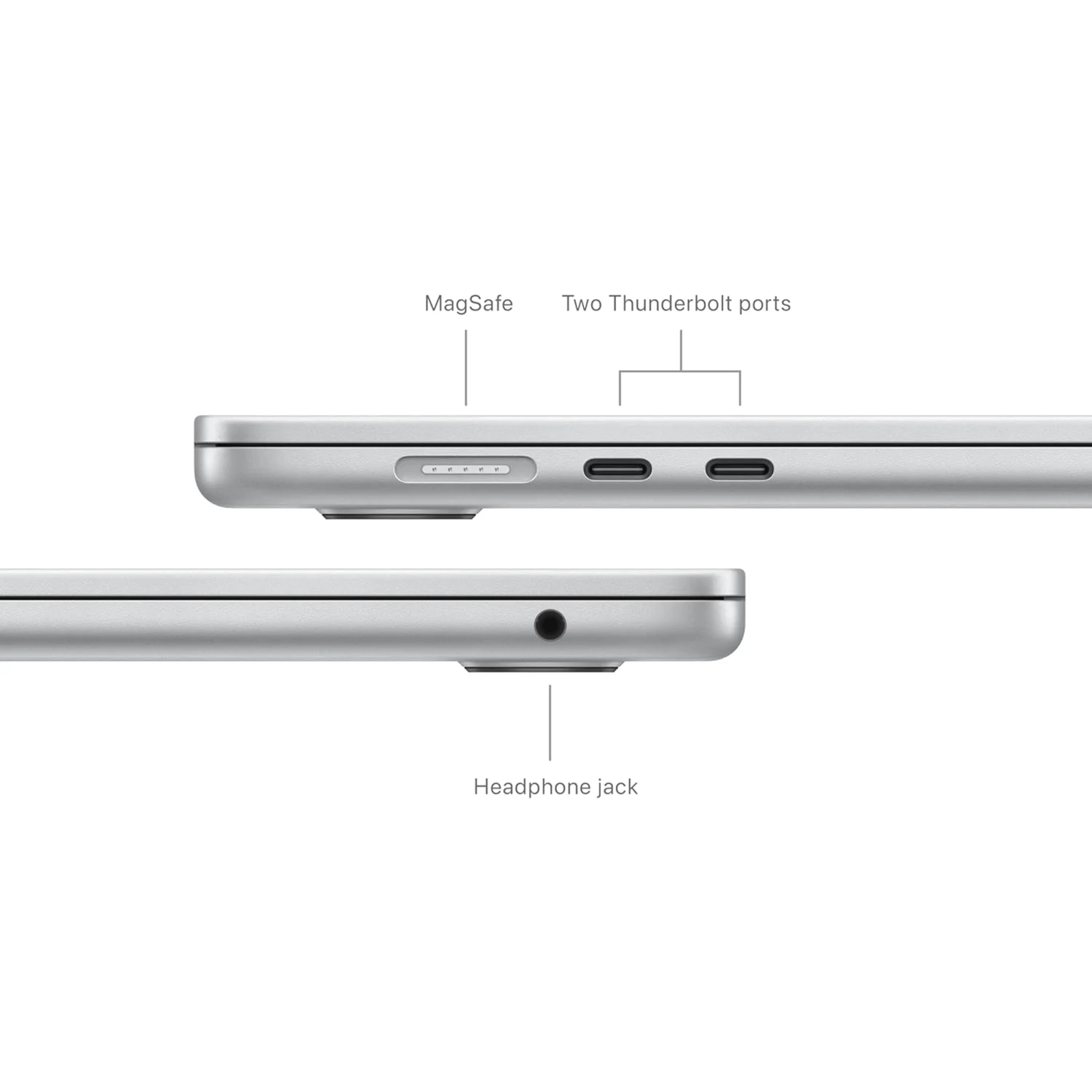 Apple MacBook Air 15.3" M3 Chip 8‑core CPU 10‑core GPU, 8GB RAM, 256GB SSD Silver /MRYP3/ - зураг 4