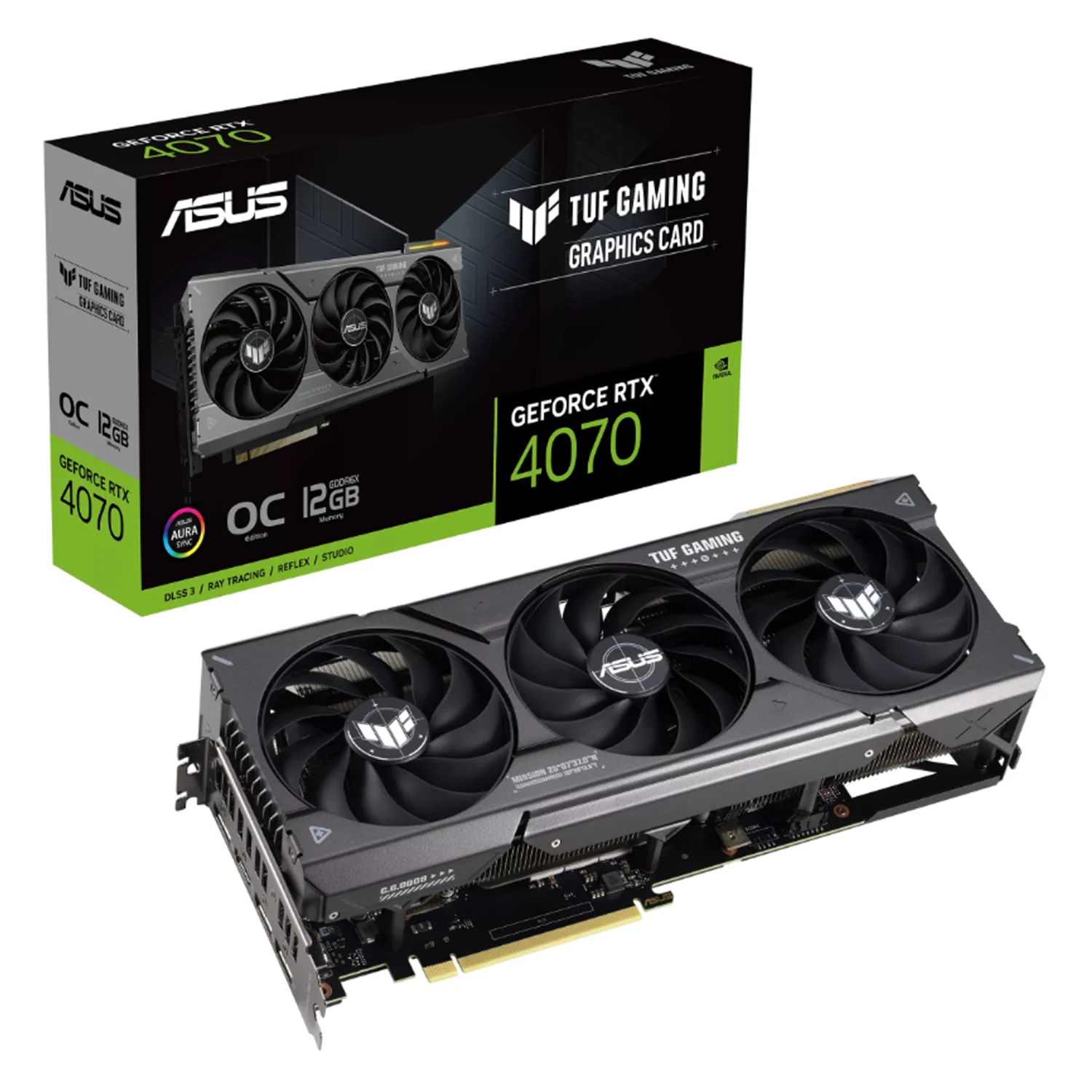 ASUS TUF Gaming Geforce RTX4070 OC Edition 12GB Graphics Card with 3 Axial-Tech Fans / График карт / - зураг 5