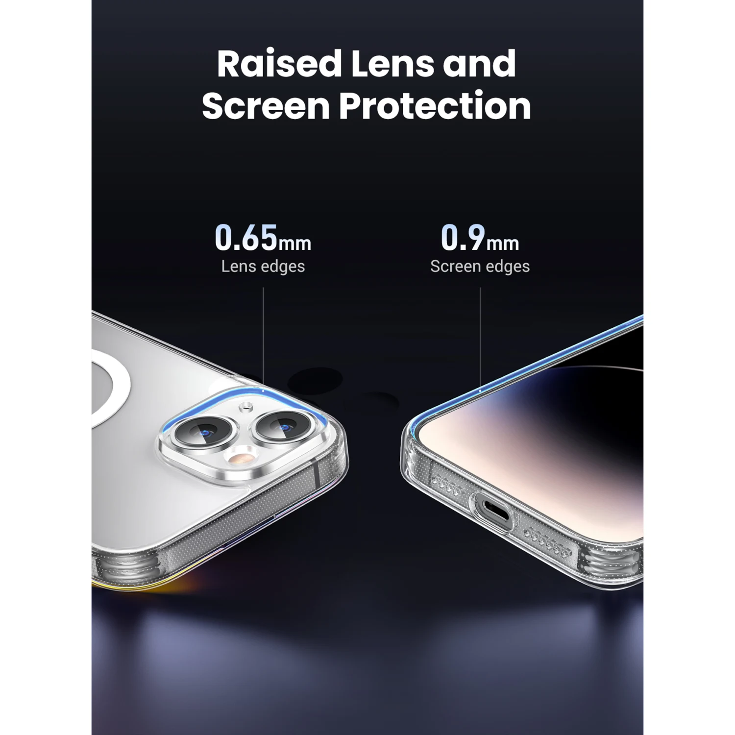 UGREEN Clear Magnetic Protective Case for iPhone 15 (25396) - зураг 4