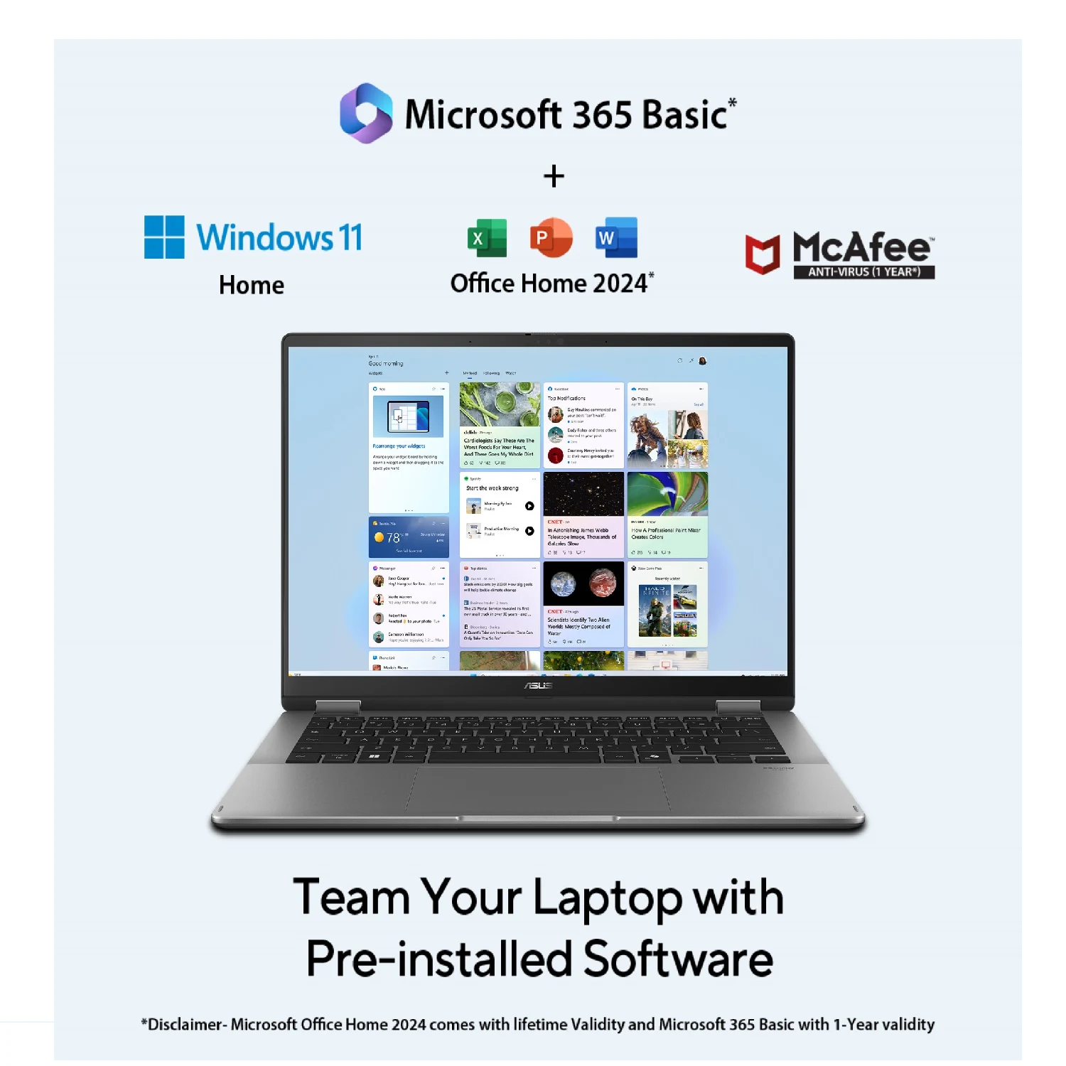 ASUS VivoBook Flip 14 TP3407SA-QL079W Intel Core Ultra 7-256V, 16GB LDDR5X RAM, 512GB PCIe NVMe M.2 SSD, Intel Arc Graphics, WUXGA 14-nch OLED Touch, Win11, Matte Gray - зураг 11