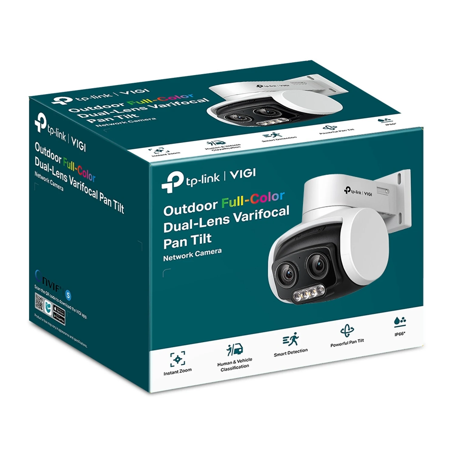 TP-Link VIGI C540V 4MP Outdoor Full-Color Dual-Lens Varifocal Pan Tilt Network Camera / Хөдөлгөөнт Гадаа Хяналтын Камер / - зураг 3