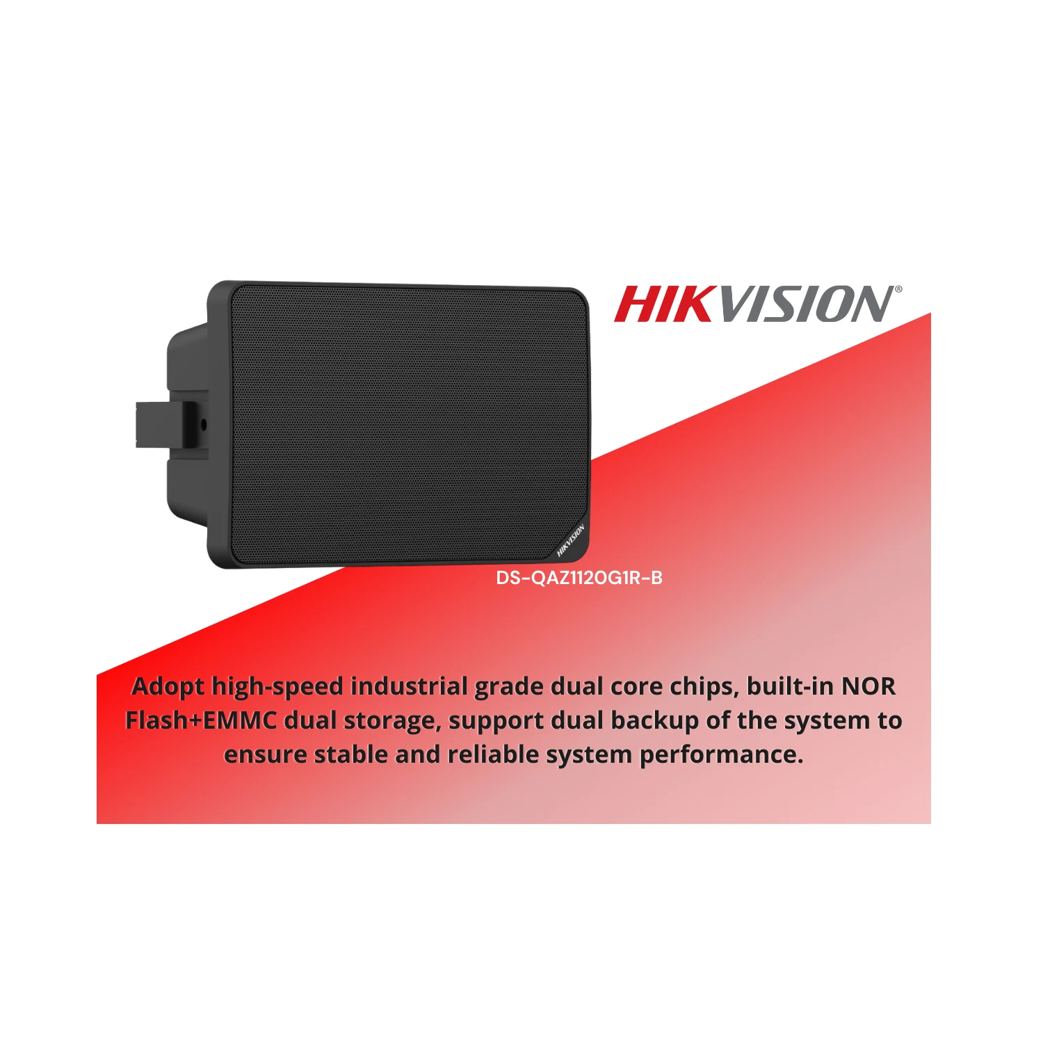 Hikvision 10W Network Cabinet PoE Speaker DS-QAZ1110G1R-BE/BLACK / Зарлан Мэдээлэх / - зураг 4