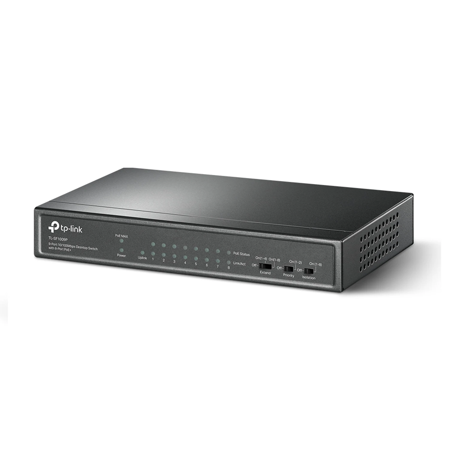 TP-Link SF1009P 8-Port 10/100Mbps PoE+ Unmanaged Switch with 1-Port 10/100Mbps Uplink / Свич салаалагч , Сүлжээний Төхөөрөмж / - зураг 2