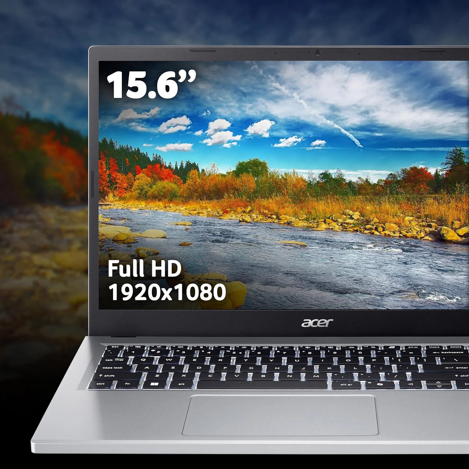 Acer Aspire Go 15 AG15-32P-33LJ Intel Core 3-N355, DDR5 8GB RAM, 512GB PCIe Gen4 SSD, 15.6-inch FHD, Win11 Home, Silver - зураг 3