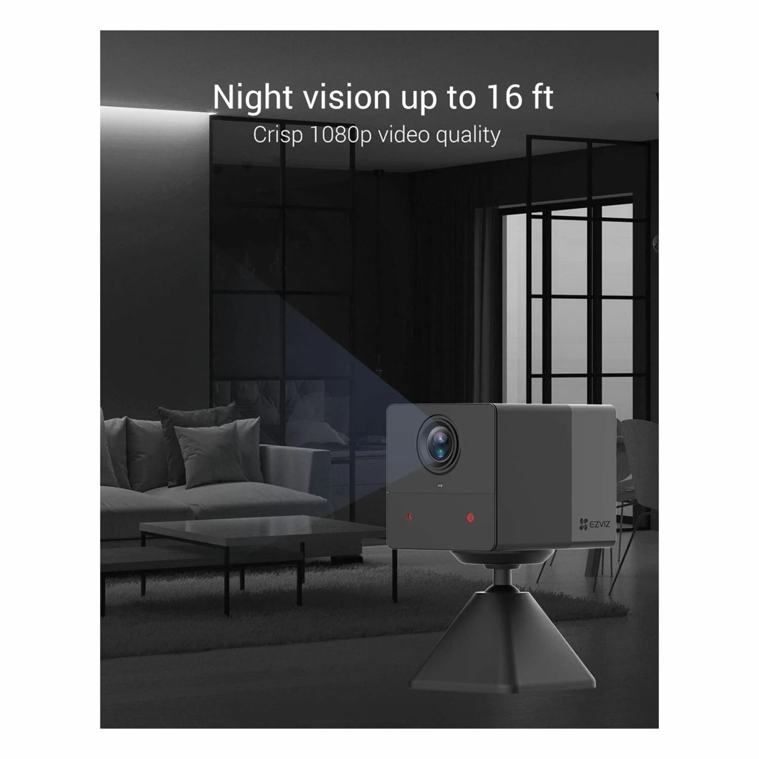 EZVIZ CS-BC2 Wi-Fi Smart Home Battery FHD Camera - зураг 5