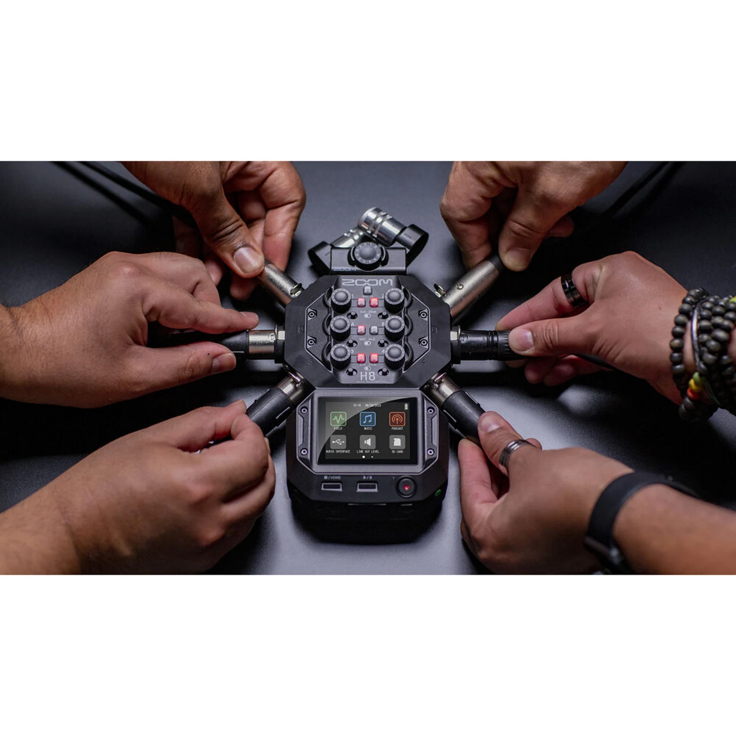 Zoom H8 Portable 8-Input and 12-Track Portable Handy Recorder / Дуу хураагуур / - зураг 4