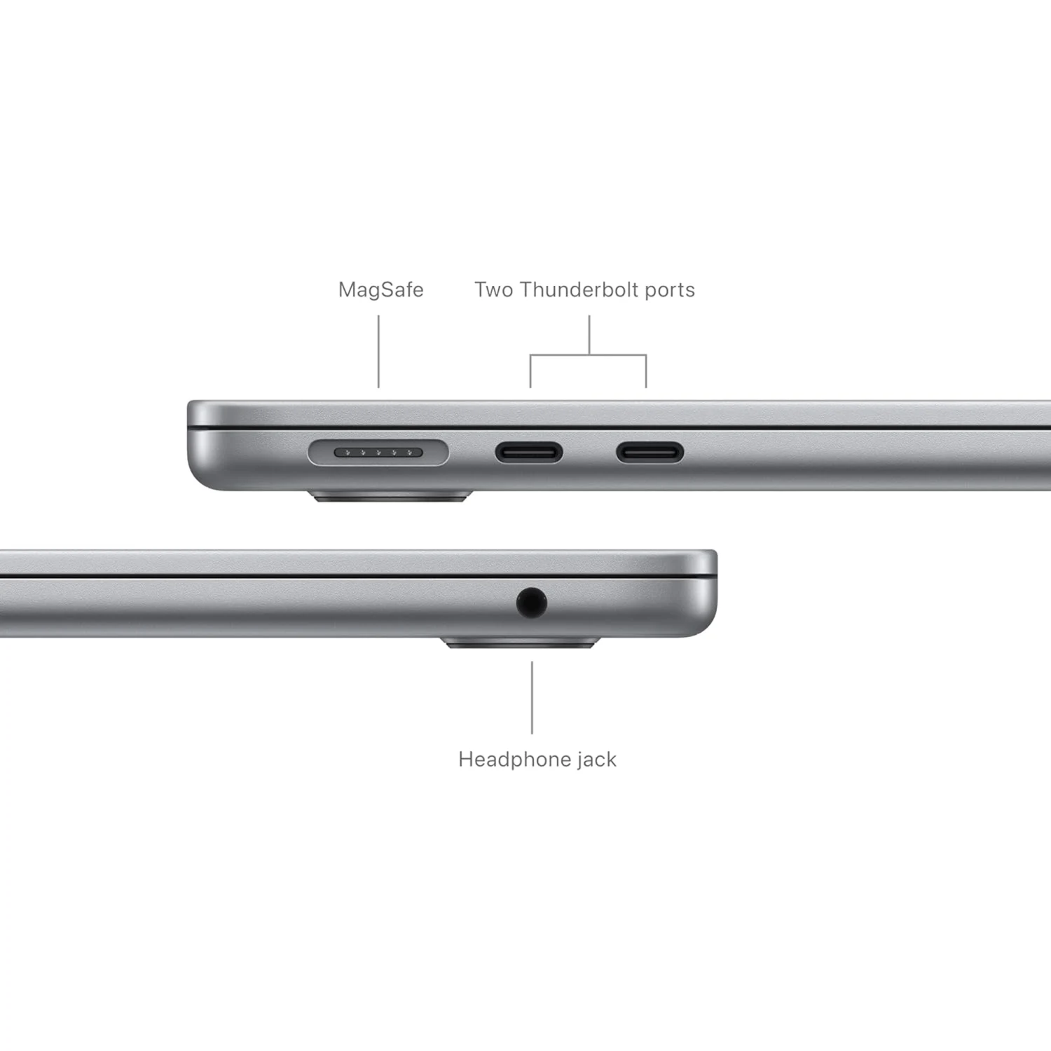 Apple MacBook Air 13.6" M3 Chip 8‑core CPU 8‑core GPU, 8GB RAM, 256GB SSD Space Gray  /MRXN3/ - зураг 4
