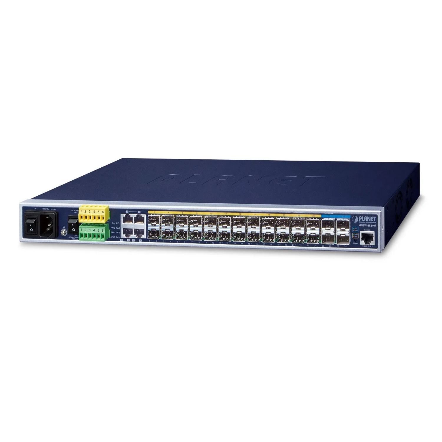 Planet MGSW-28240F 24-Port Gigabit SFP L3 Managed Switch with 4-Port SFP+ Interfaces / Свич салаалагч , Сүлжээний Төхөөрөмж / - зураг 2