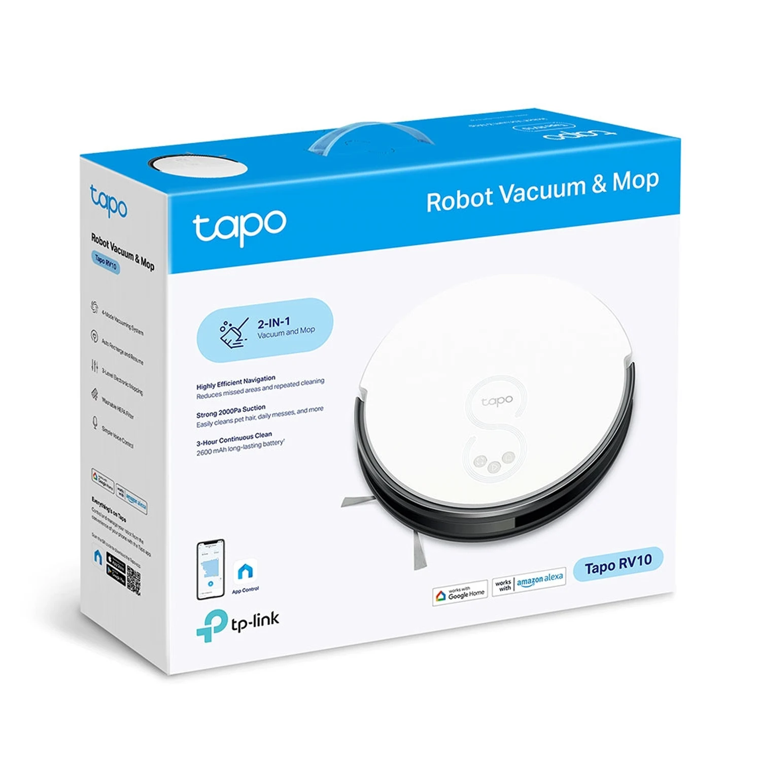 Tapo RV10 Robot Vacuum & Mop - зураг 6