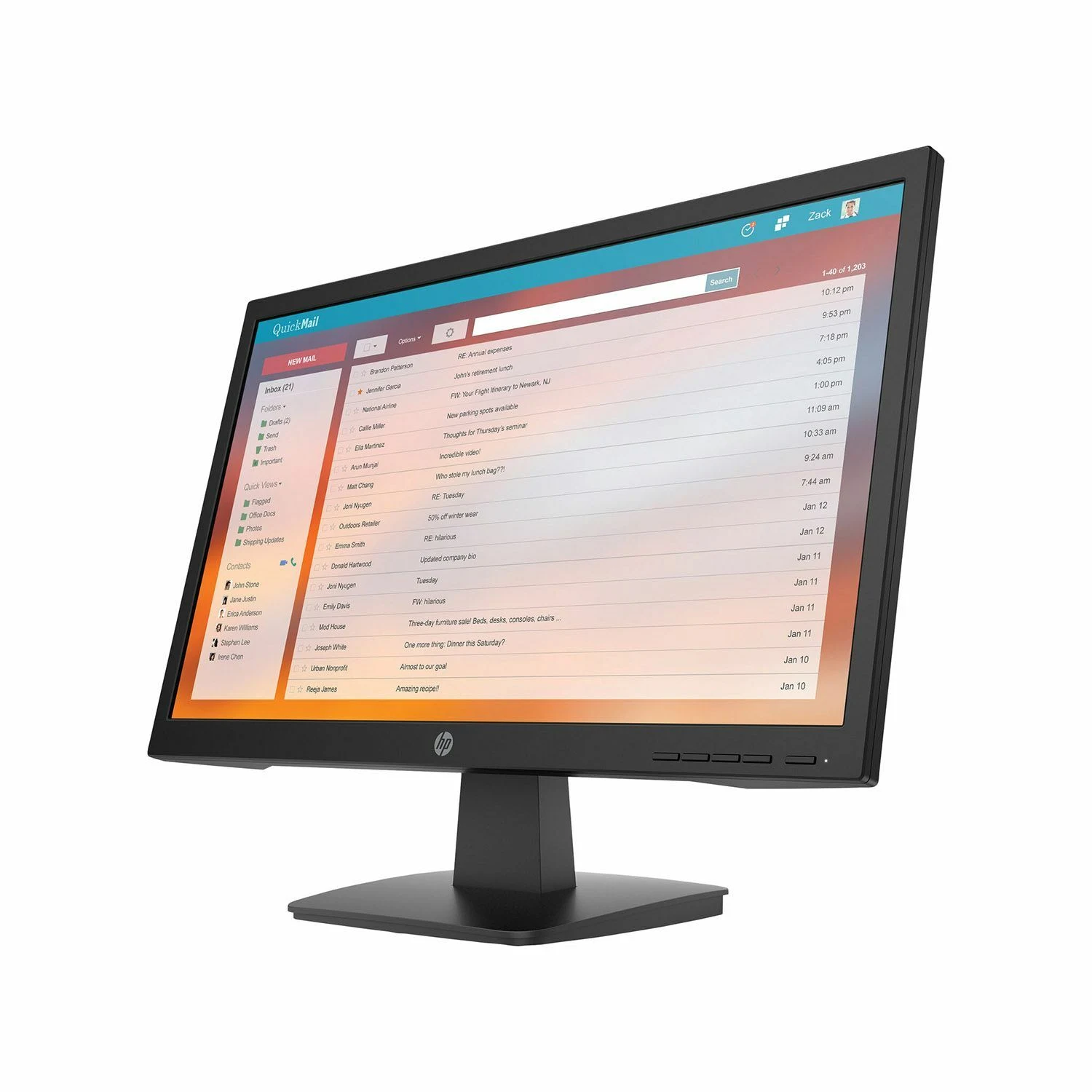 HP P22v G4 21.5-inch 16:9 LED FHD Monitor / Компьютерийн Дэлгэц / - зураг 3
