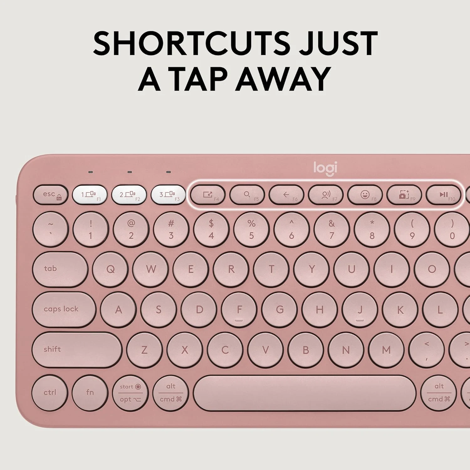 Logitech Pebble 2 Wireless Keyboard & Mouse Combo Pink - зураг 2