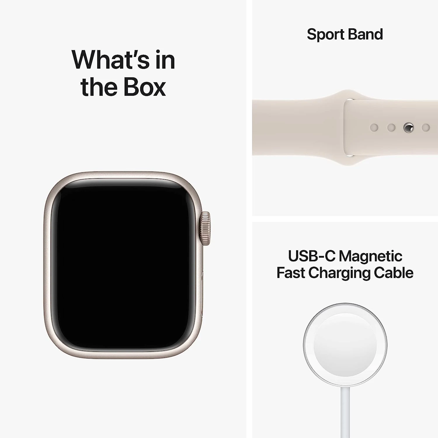 Apple Watch Series 8 41mm Starlight /MNP63/ - зураг 6