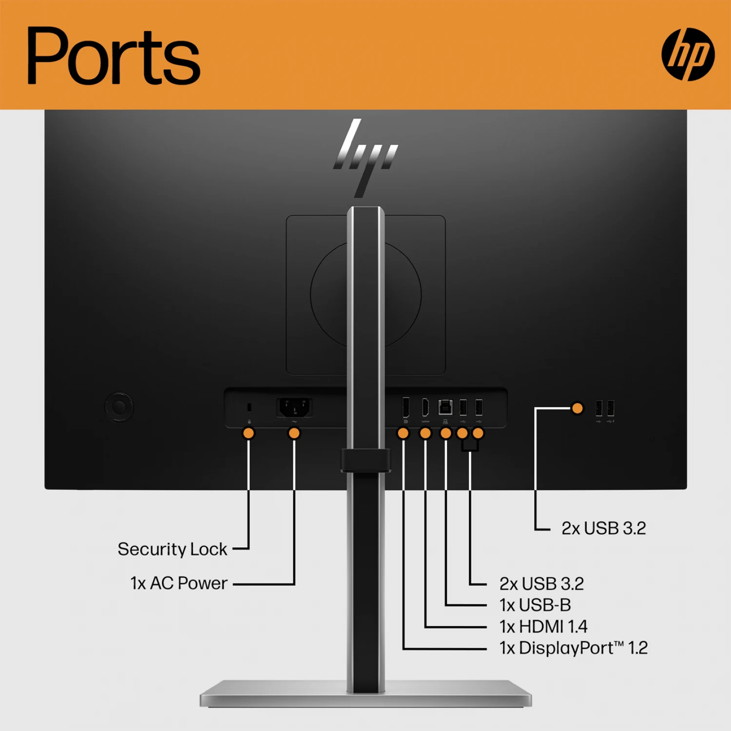 HP E24 G5 24-inch FHD Monitor / Компьютерийн Дэлгэц / - зураг 4