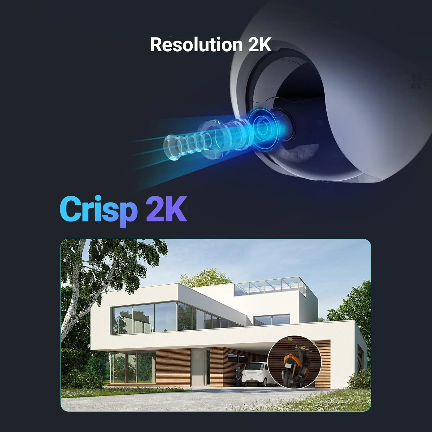 EZVIZ CS-HB8 4K Battery-Powered Pan & Tilt Wi-Fi Camera - зураг 6