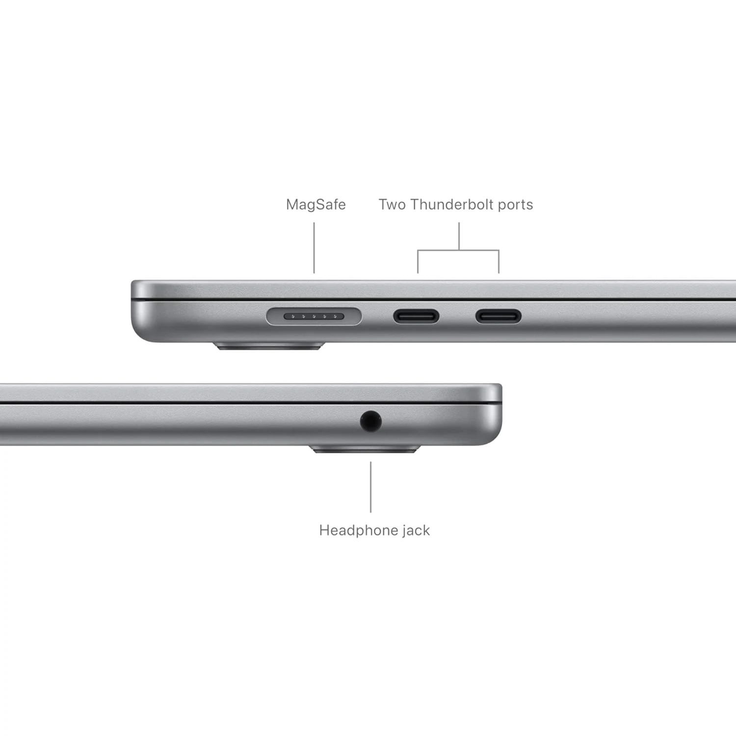 Apple MacBook Air 15.3" M3 Chip 8‑core CPU 10‑core GPU, 8GB RAM, 512GB SSD Space Gray /MRYN3/ - зураг 4