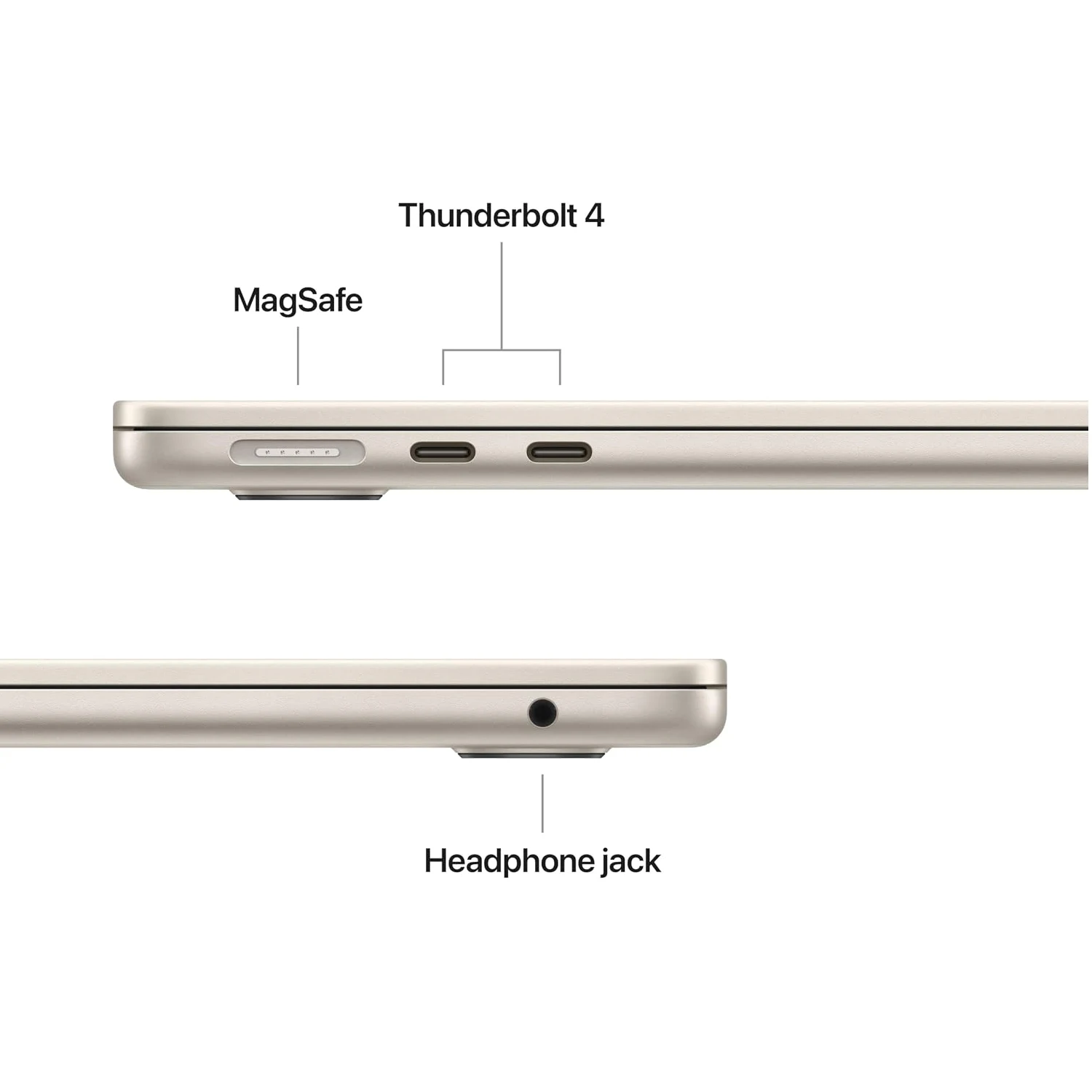 Apple MacBook Air 13.6" M5-chip 16GB RAM 512GB SSD Starlight MDHA4 ( Зөөврийн Компьютер ) - зураг 4