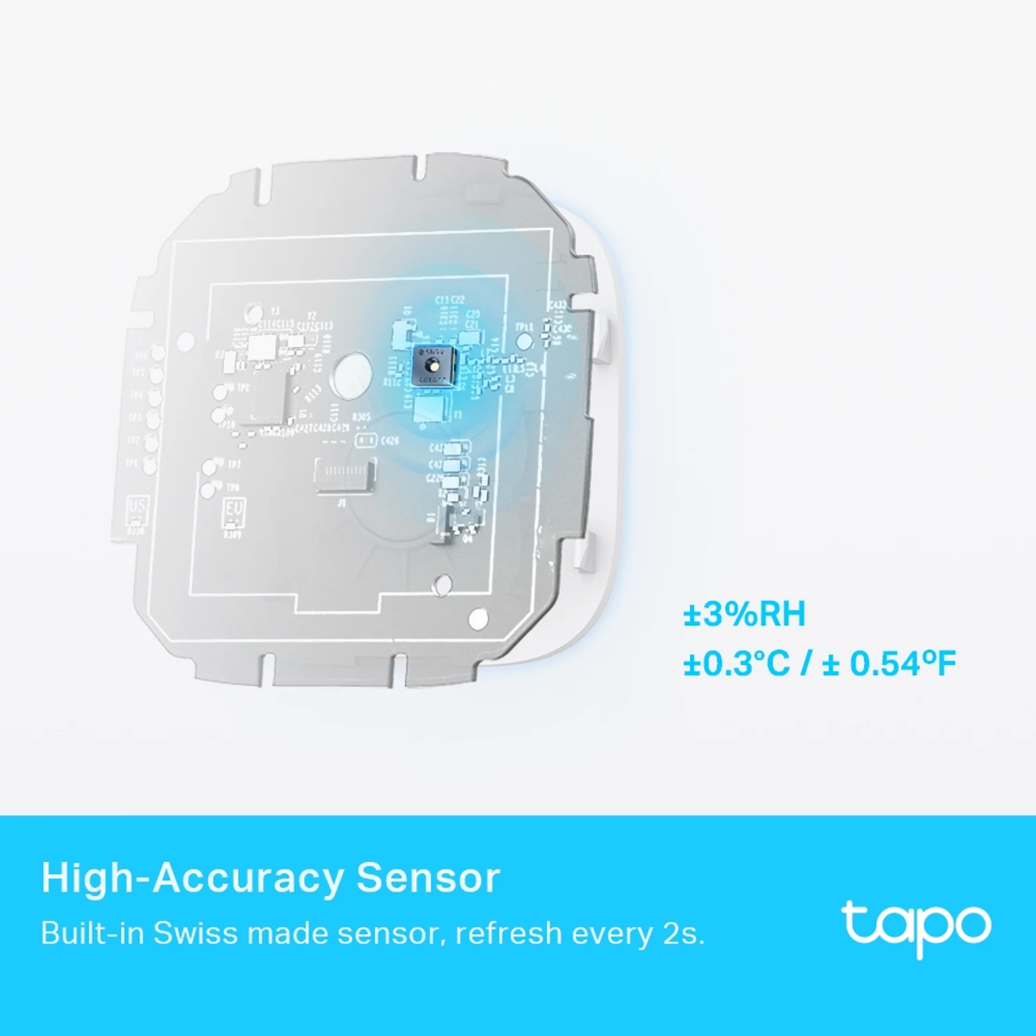 Tapo T315 Smart Temperature & Humidity Monitor / Гэрийн ухаалаг систем , Температур мэдрэгч / - зураг 4