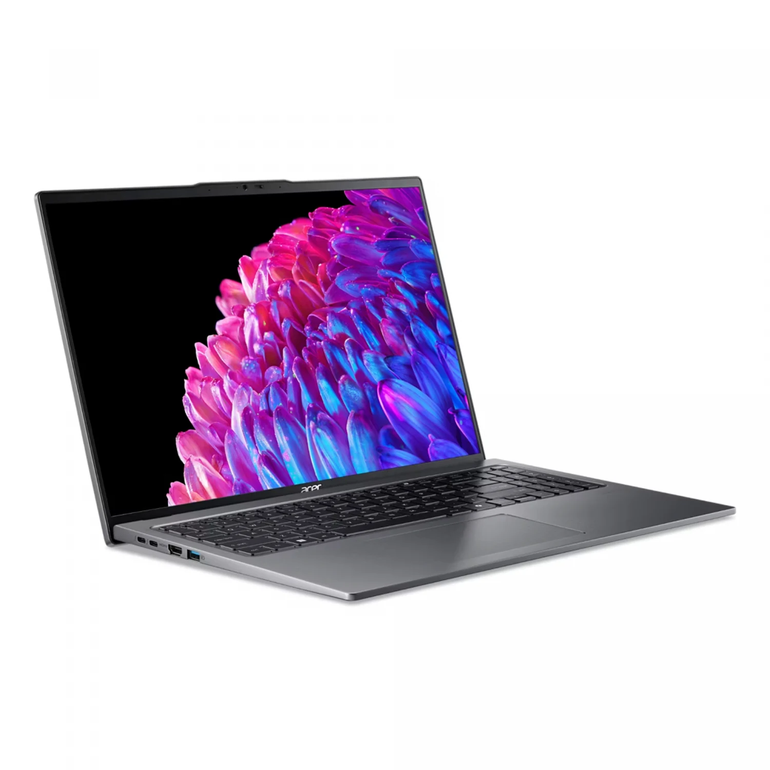 Acer Swift Go 16 SFG16-72-56B8 Intel Core Ultra 5-125H, 16GB DDR5 RAM, 512GB PCIe Gen4 SSD, Intel Arc Graphics, 16-inch 120Hz 3.2K OLED , Win11 Home, Steel Grey - зураг 2