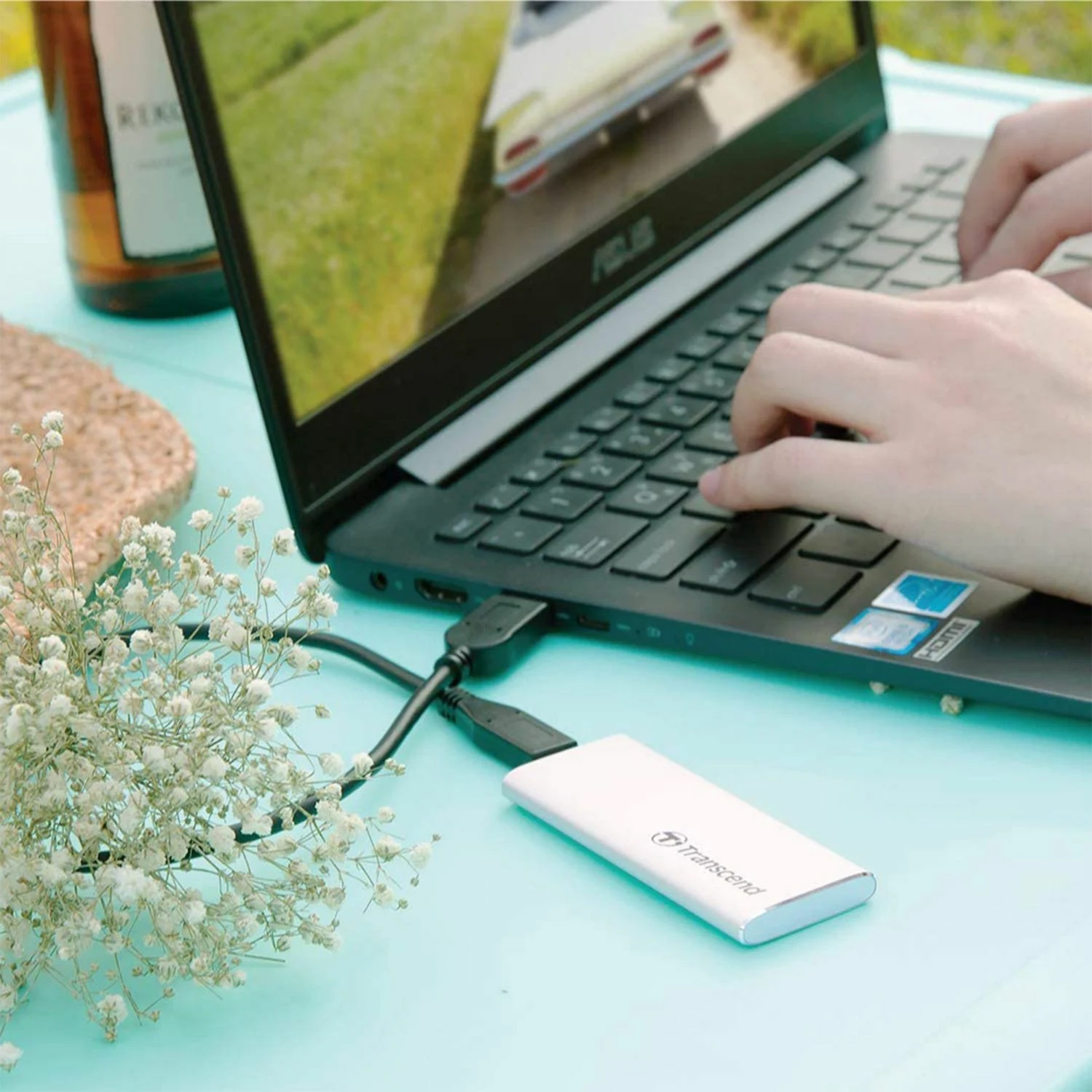 Transcend 120GB ESD240C USB 3.1 Gen-2 Type-C Portable SSD /TS120GESD240C/ - зураг 4
