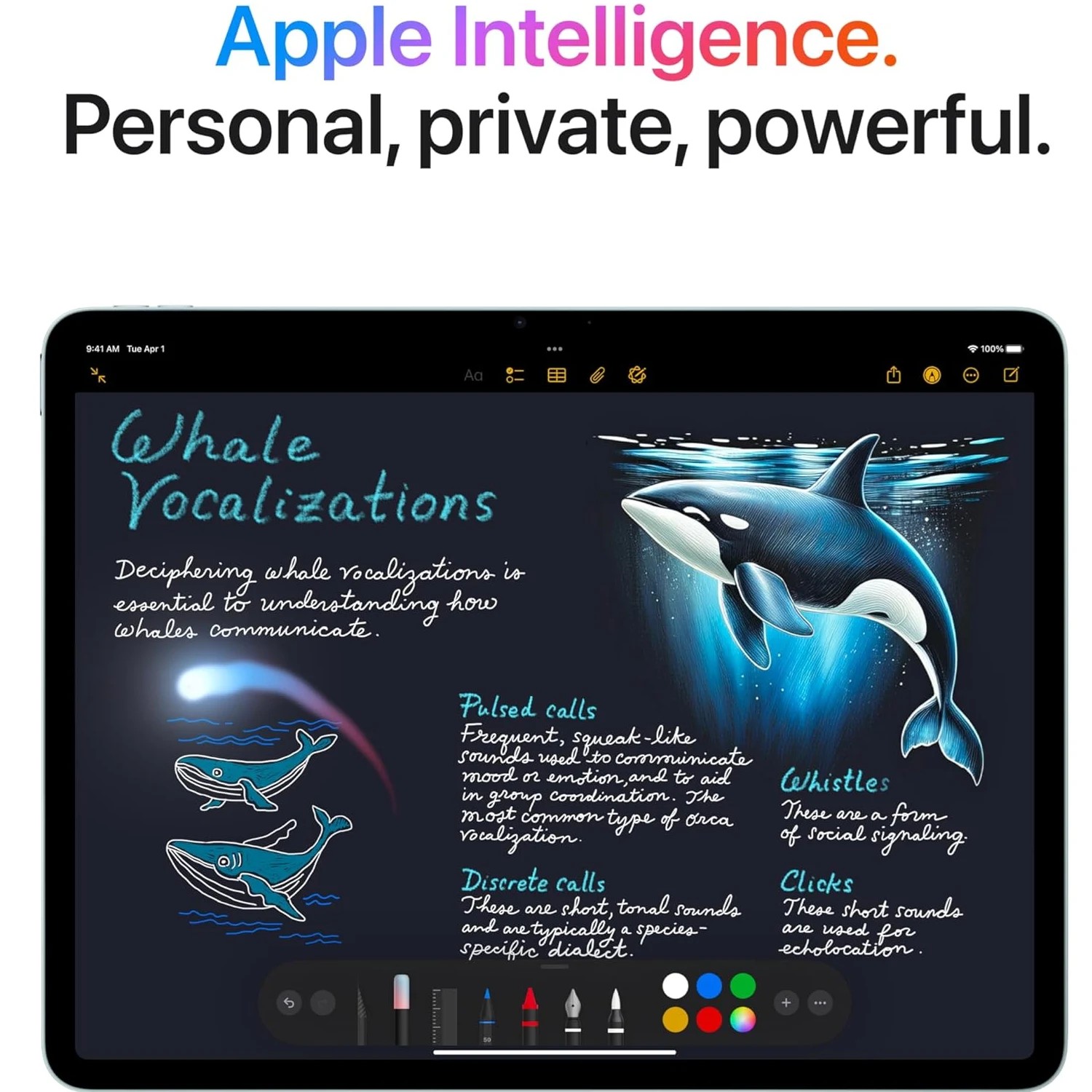 Apple iPad Air 13-inch (2025) M3-chip Wi-Fi 128GB Blue /MCNJ4/ / Таблет / - зураг 3