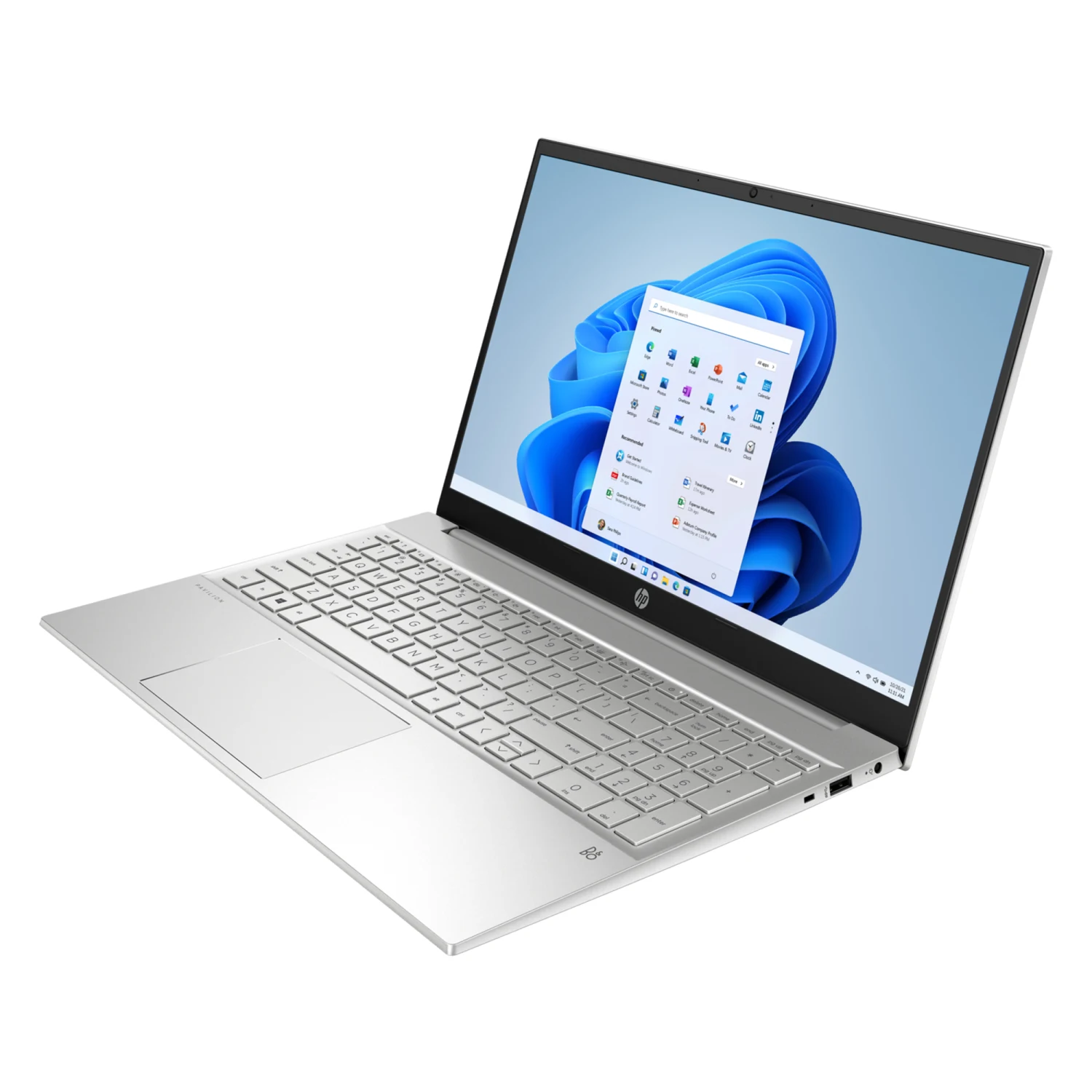 HP Pavilion 15-eg1014TU Intel Core i5-1155G7, DDR4 3200Mhz 8GB RAM, 512GB PCIe SSD, Intel Iris Xe, 15.6-inch FHD Antiglare IPS, Natural Silver / Зөөврийн Компьютер / - зураг 2