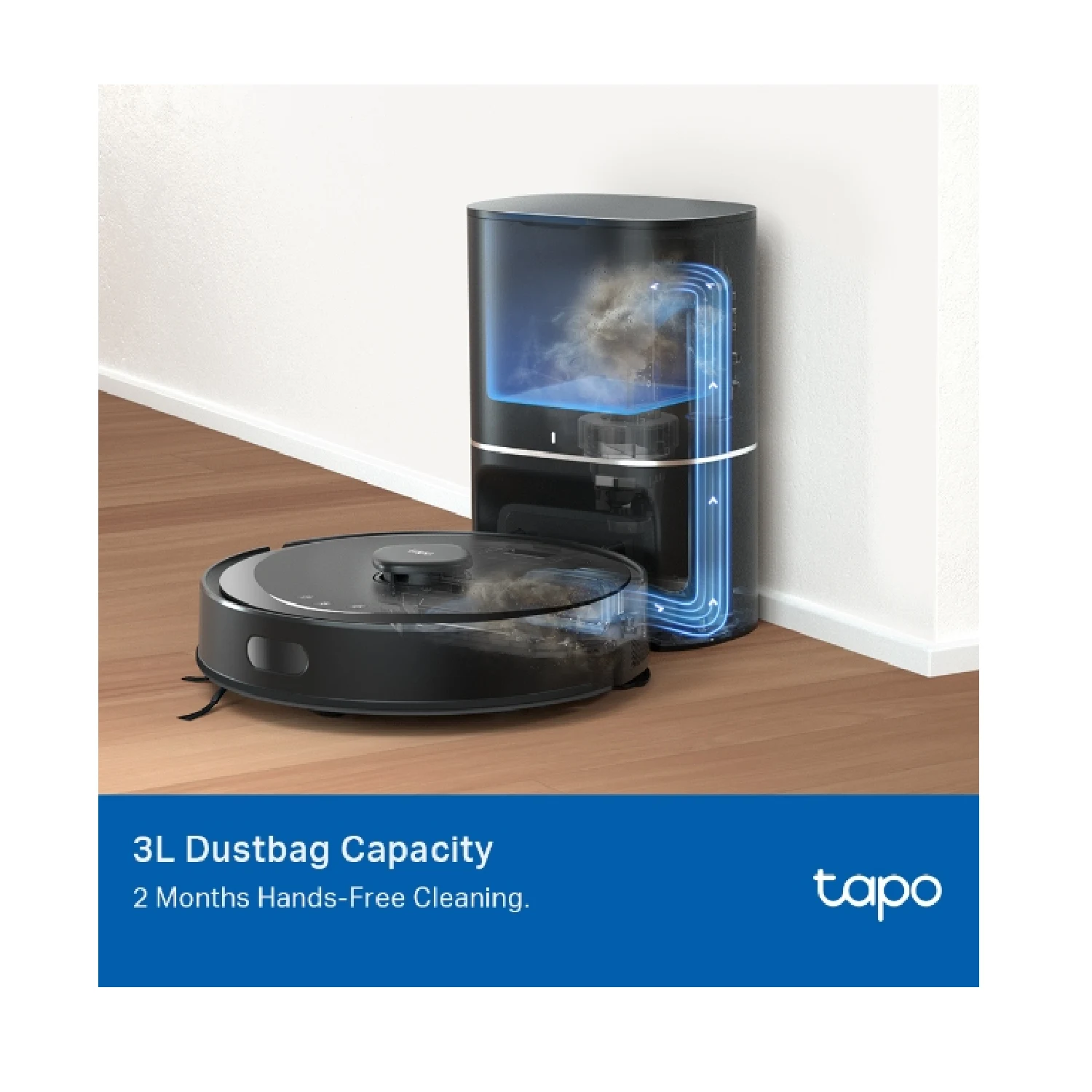 Tapo RVA202 Tapo Robot Vacuum Disposable Dust Bag (5 Pcs) - зураг 3