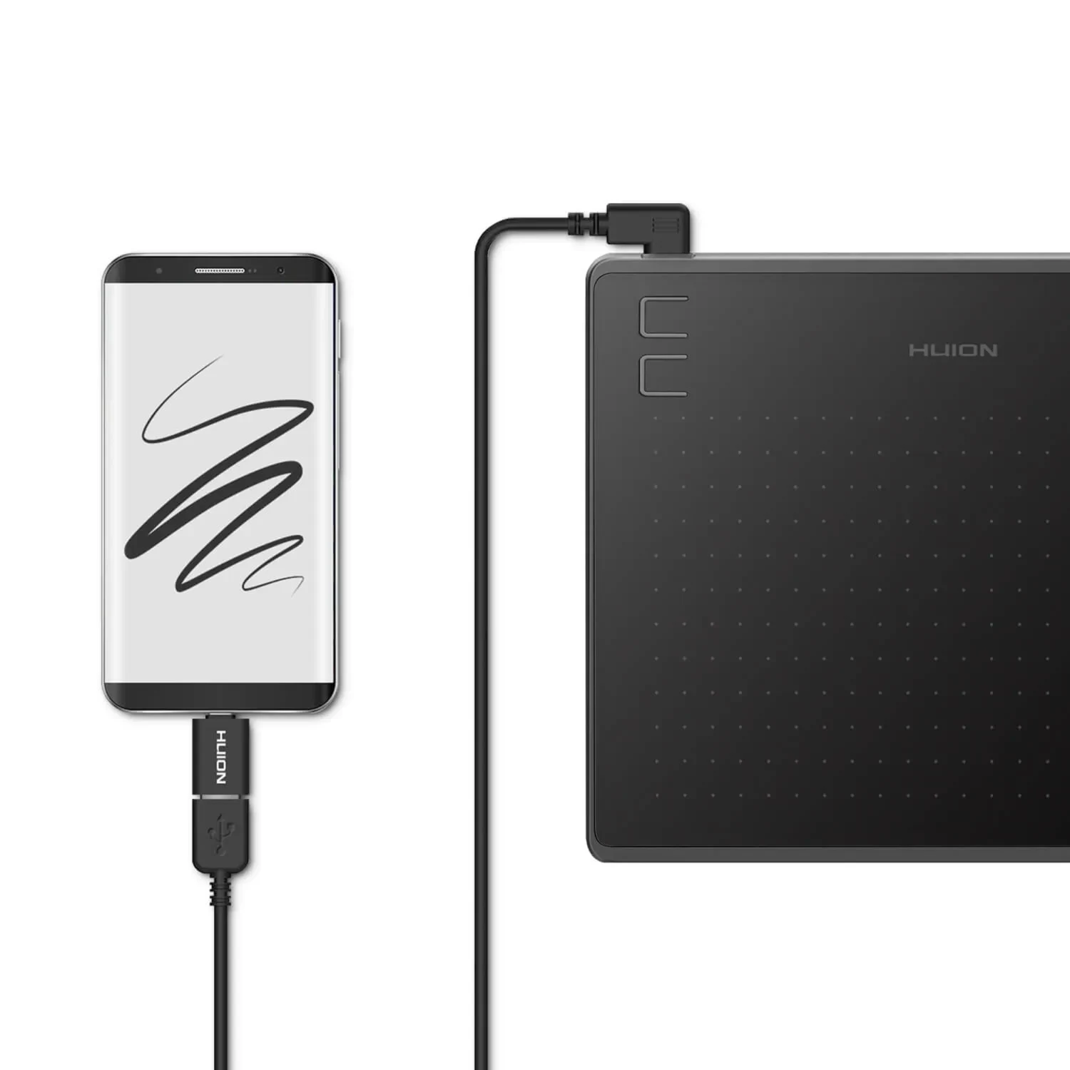 Huion Inspiroy HS64 Graphic Drawing Pen Tablet / Зурдаг Таблет / - зураг 3