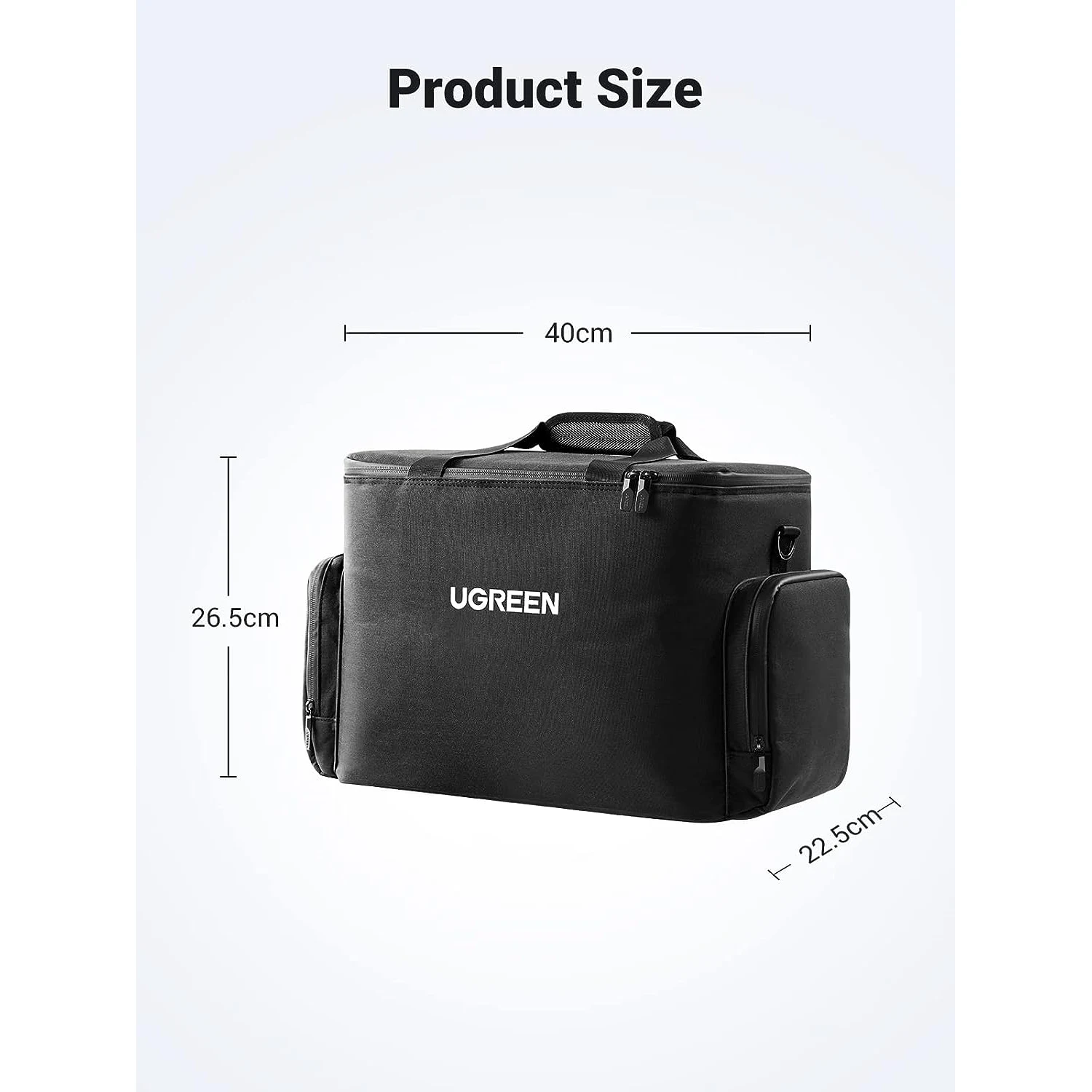 UGREEN Hard Carrying Case Bag for PowerRoam 600 Black 15236  ( Хамгаалалтын Цүнх ) - зураг 2