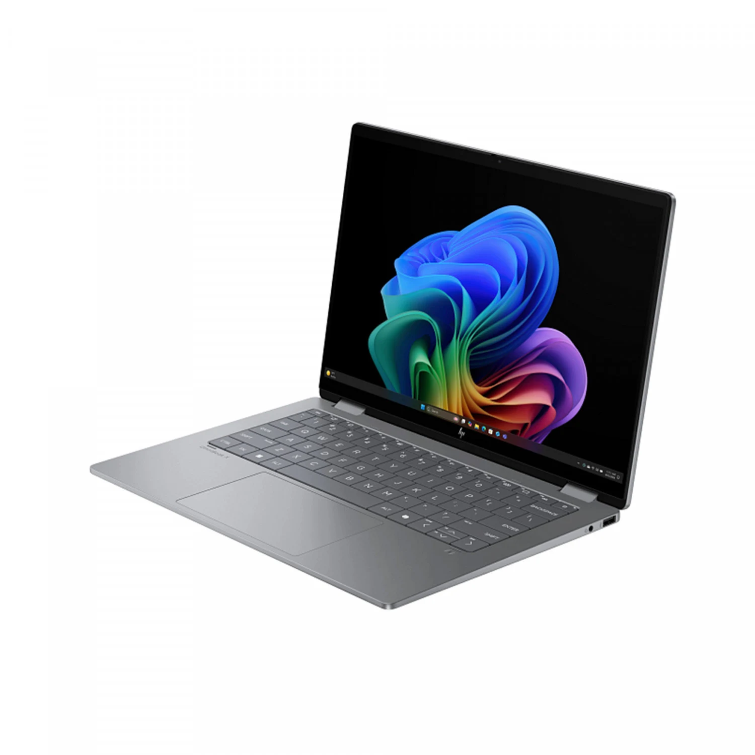 HP OmniBook X Flip 2-in-1 Laptop 14-FM0098TU Next Gen AI Intel Core Ultra 5 226V, DDR5 16GB LPDDR5x RAM, 512GB PCIe Gen4 NVMe M.2 SSD, Intel Arc 130V Graphics, 14-inch 2K Antiglare Multi-Touch, Win11 Home, Meteor Silver Aluminum - зураг 2