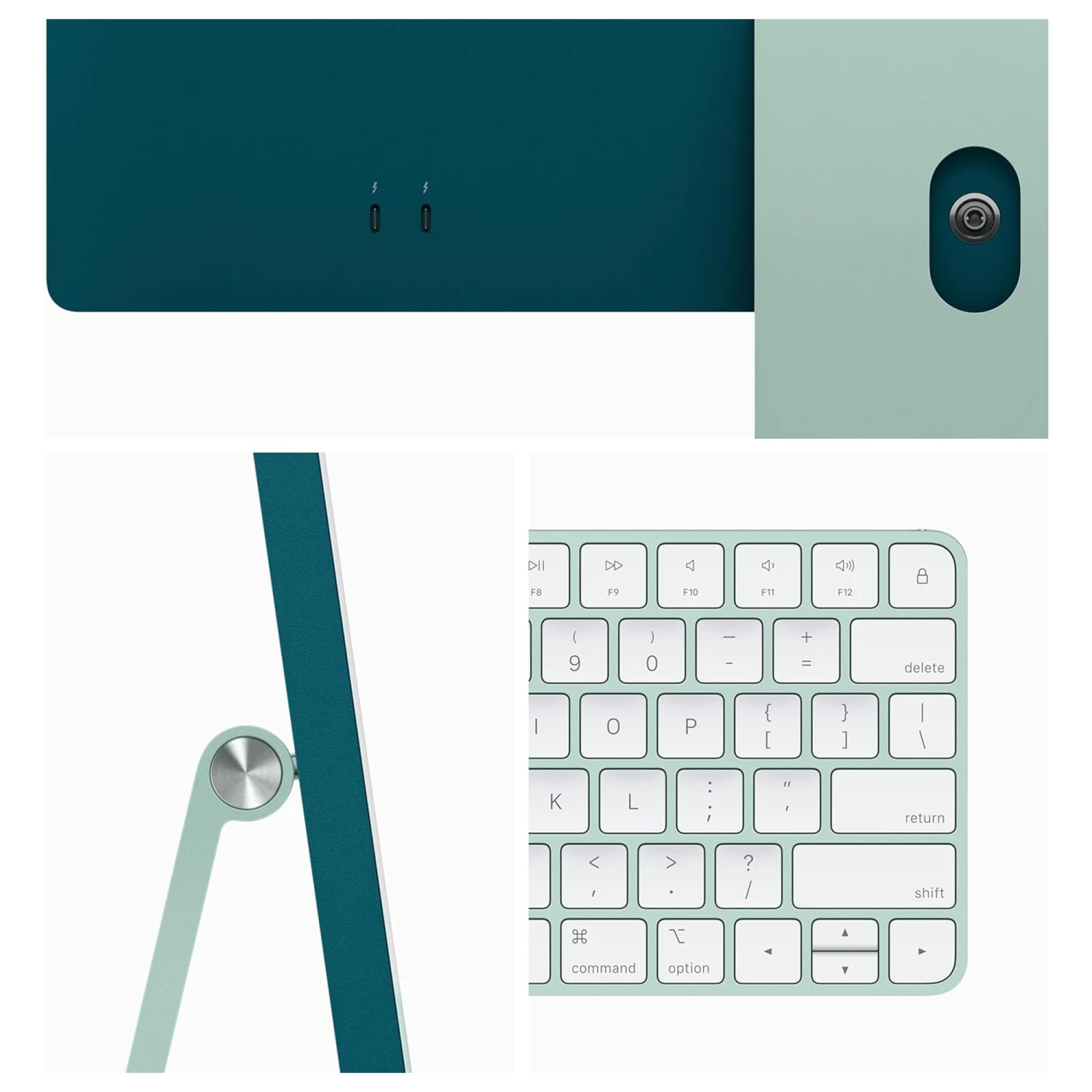 Apple iMac M3 Chip, 8-Core CPU, 8-Core GPU, 8GB RAM, 256GB SSD, 24-inch 4.5K Retina Display, Green /MQRA3/ - зураг 3