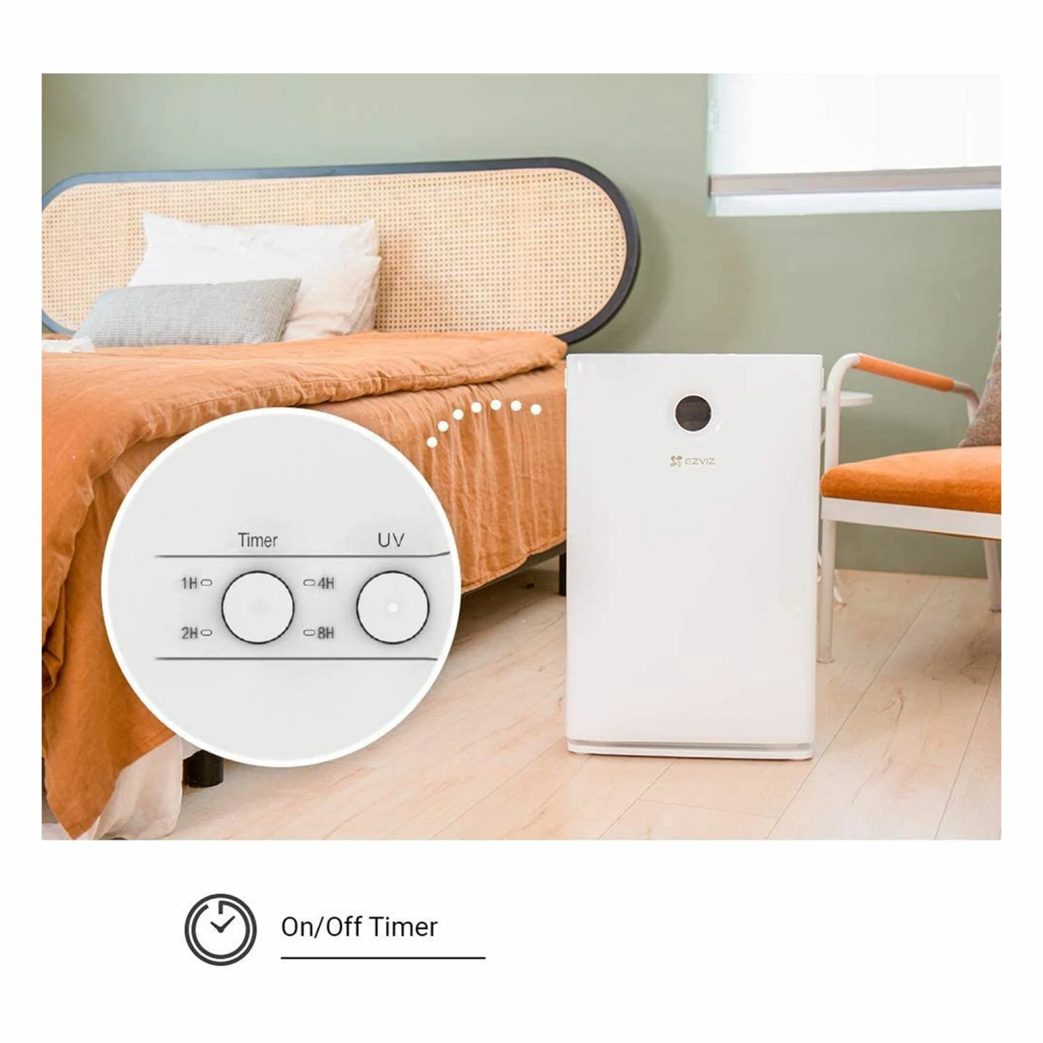 EZVIZ CS-EB350A UV-C Air Purifier - зураг 6