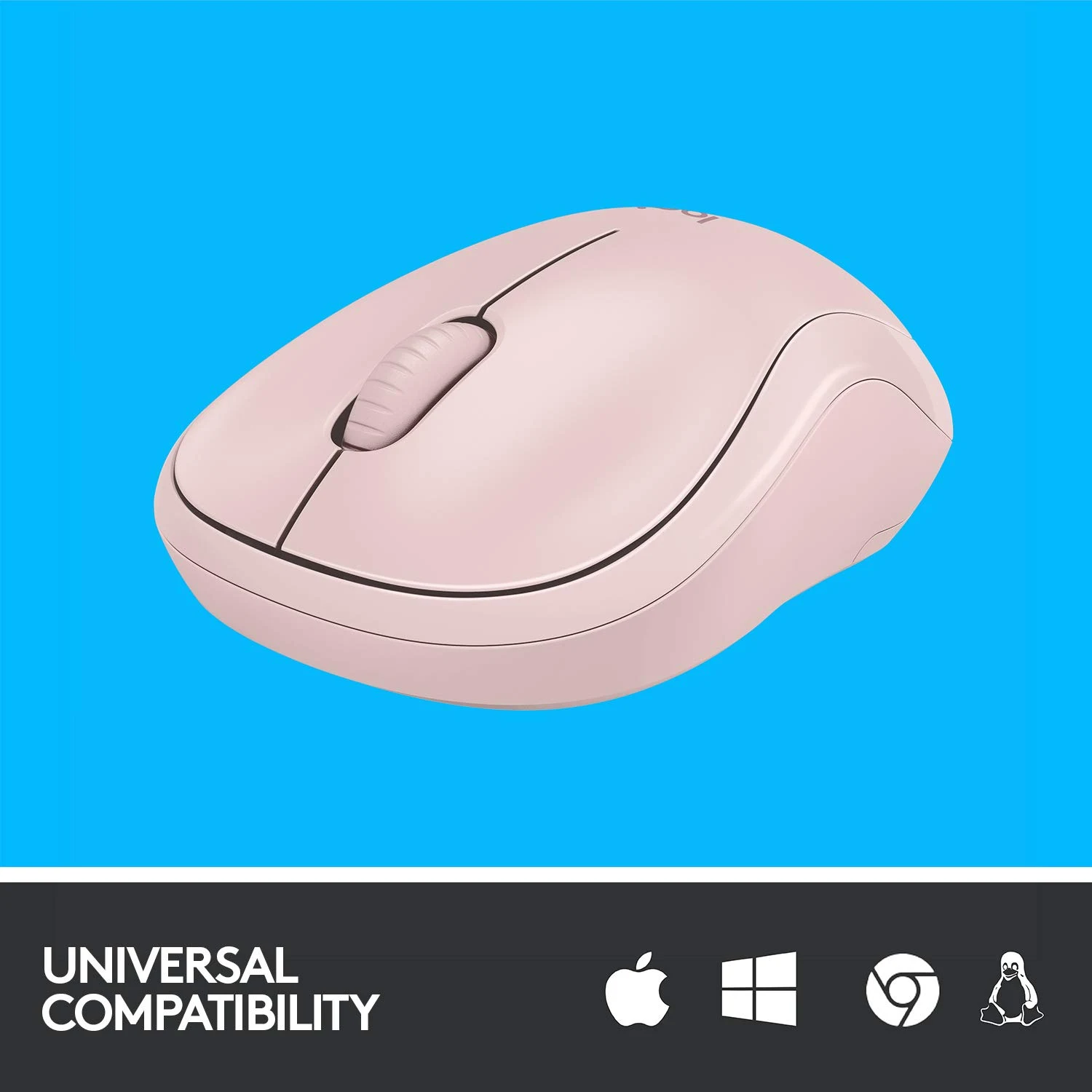 Logitech M221 Wireless Silent Mouse, Rose / Компьютерын Хулгана / - зураг 2
