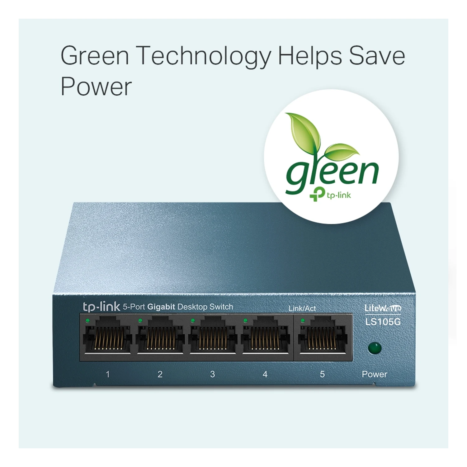 TP-Link LS105G 5-Port Gigabit Desktop Network Switch / Свич салаалагч , Сүлжээний Төхөөрөмж / - зураг 3