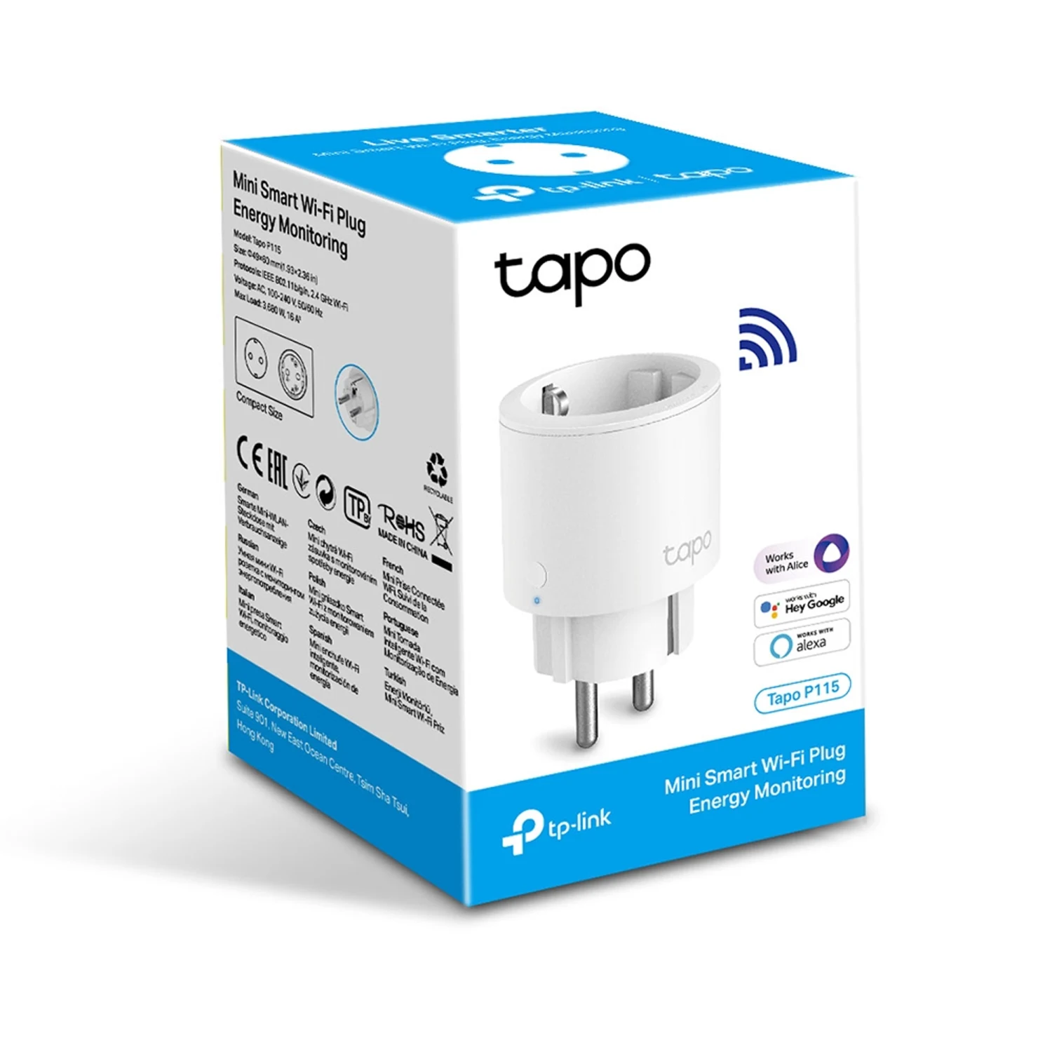 Tapo P115 (1-pack) Mini Smart Wi-Fi Socket / Ухаалаг залгуур / - зураг 4
