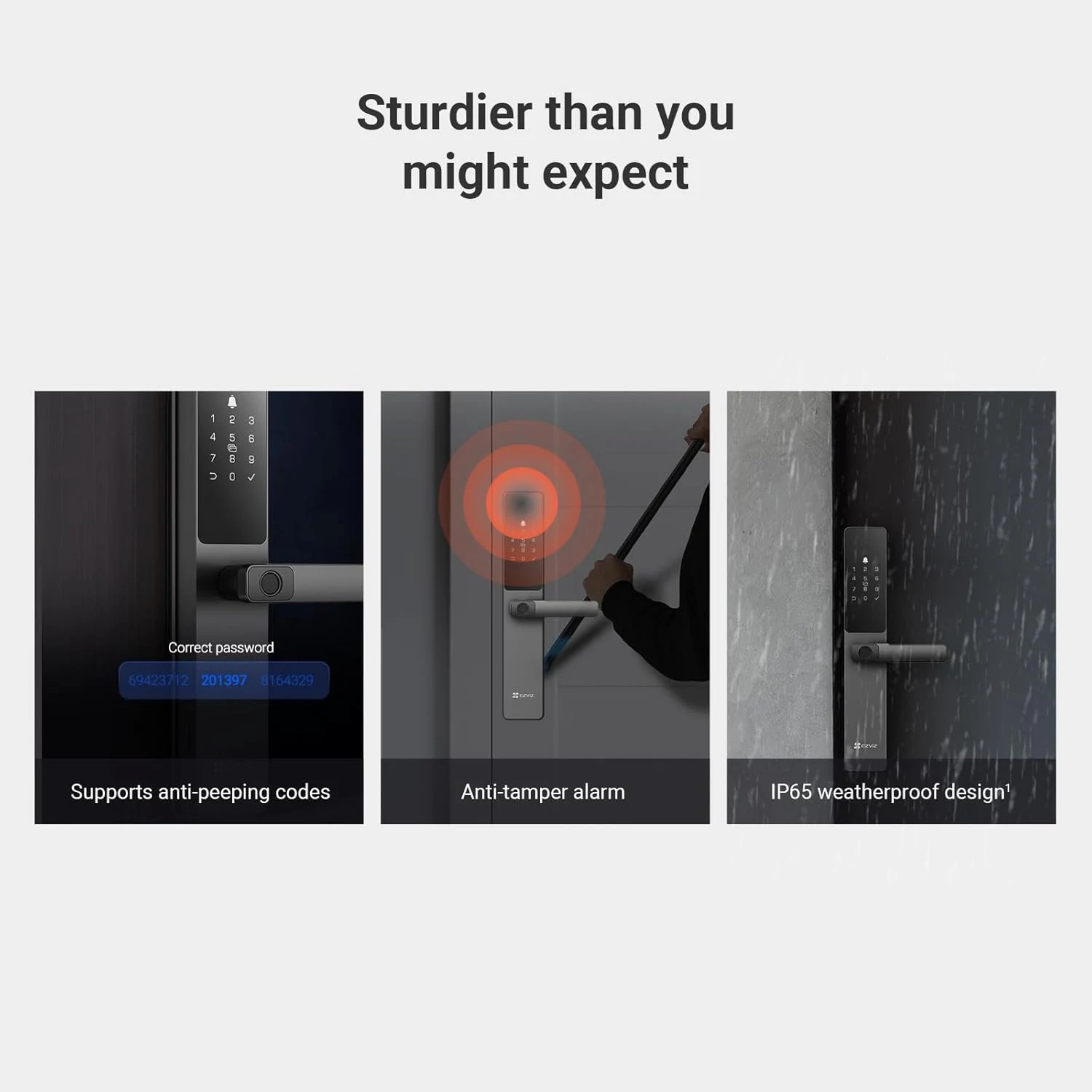 EZVIZ CS-DL05 Smart Fingerprint Lock (WBCP,M) - зураг 4
