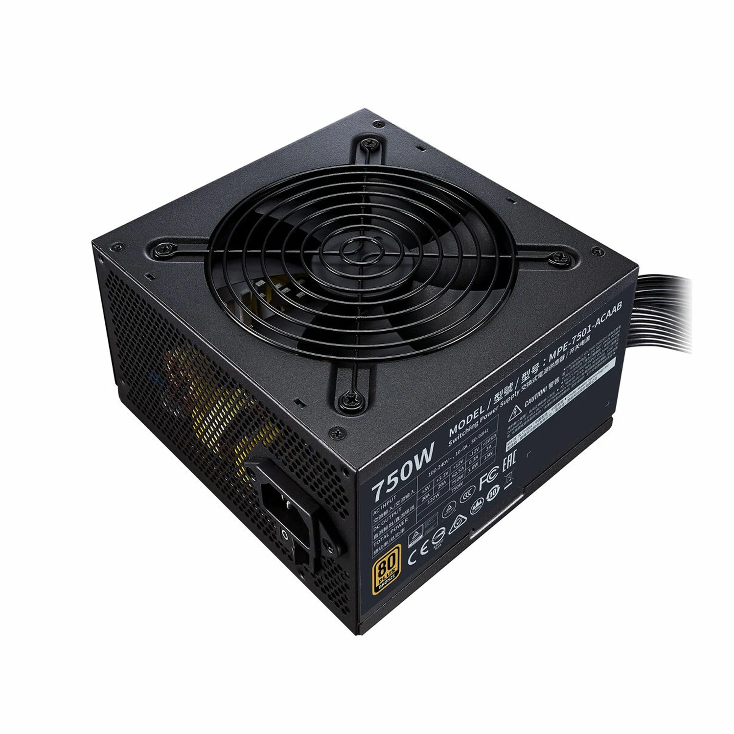Cooler Master MWE 750W Bronze V2 Power Supply /No Warranty/ / Тэжээлийн блок / - зураг 2