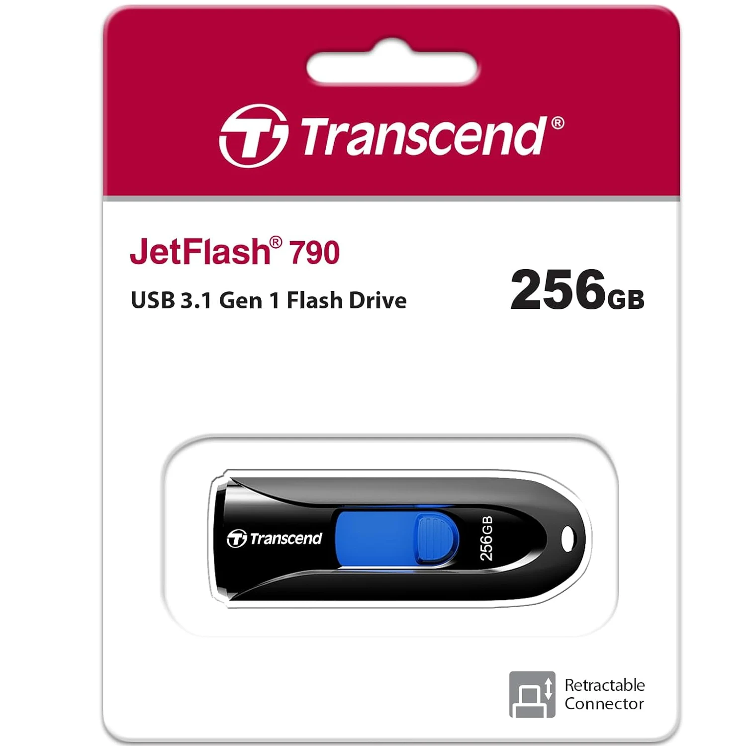 Transcend 256GB JetFlash 790C USB 3.2 Gen1 Flash Drive /TS256GJF790C/ - зураг 2