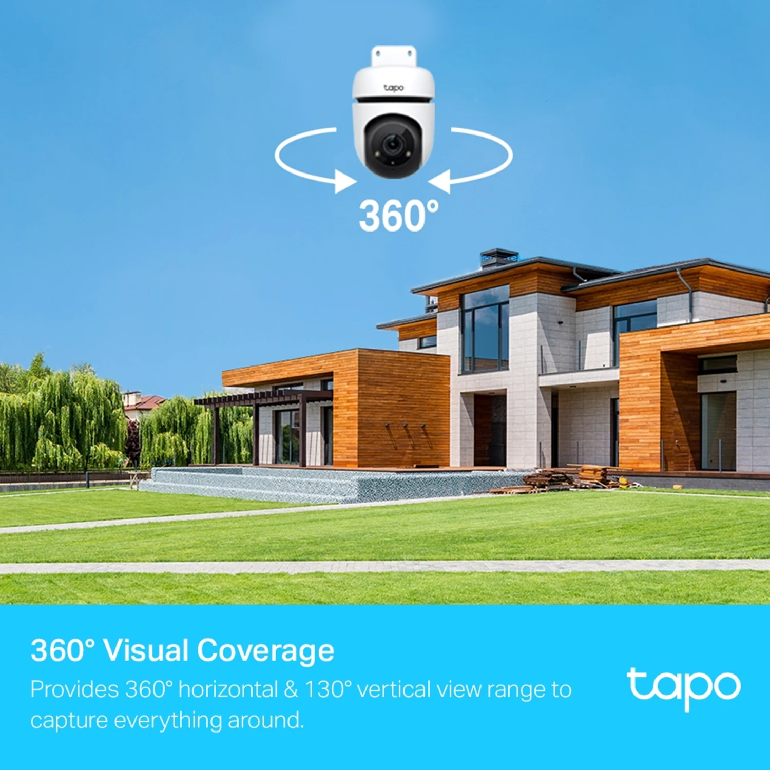 Tapo C500 Outdoor Pan/Tilt Security WiFi Camera / Гэрийн камер / - зураг 4